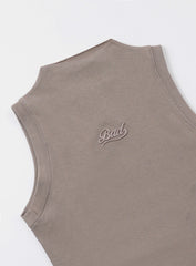 Badblood Beyond Soft Mockneck Tank Tobacco