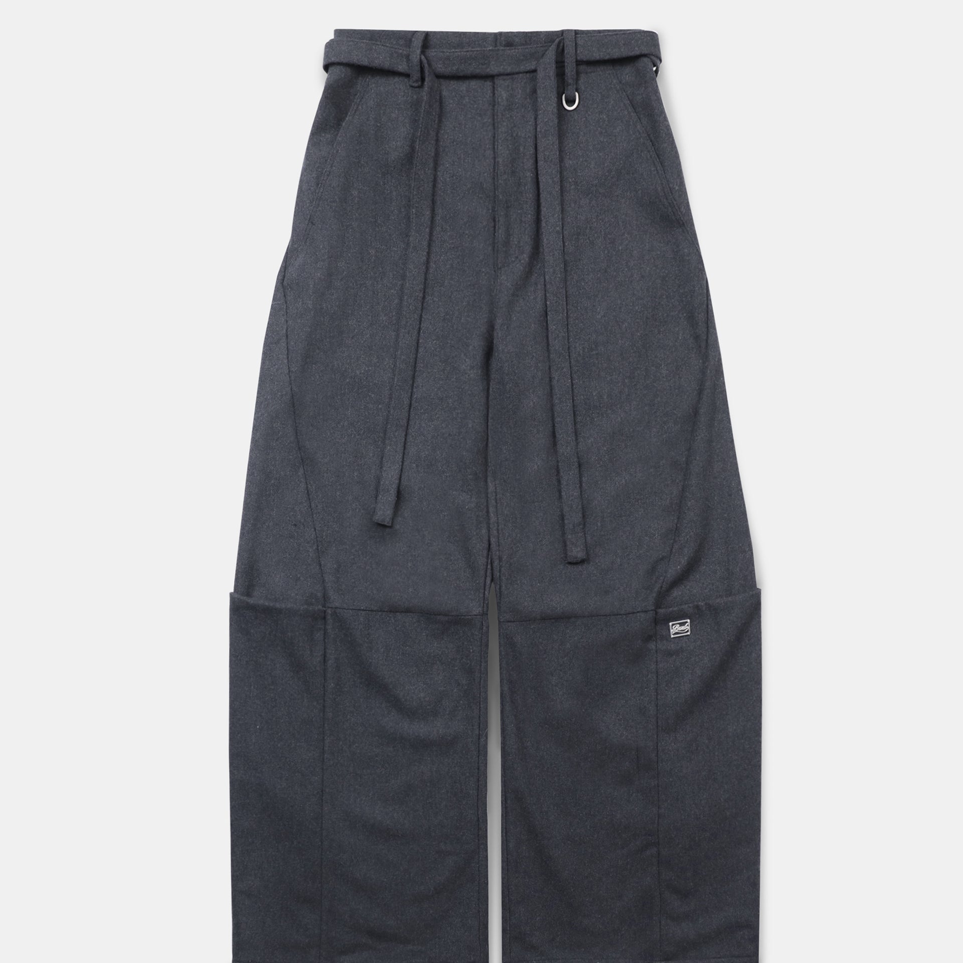 Badblood Curved Cargo Pants Charcoal