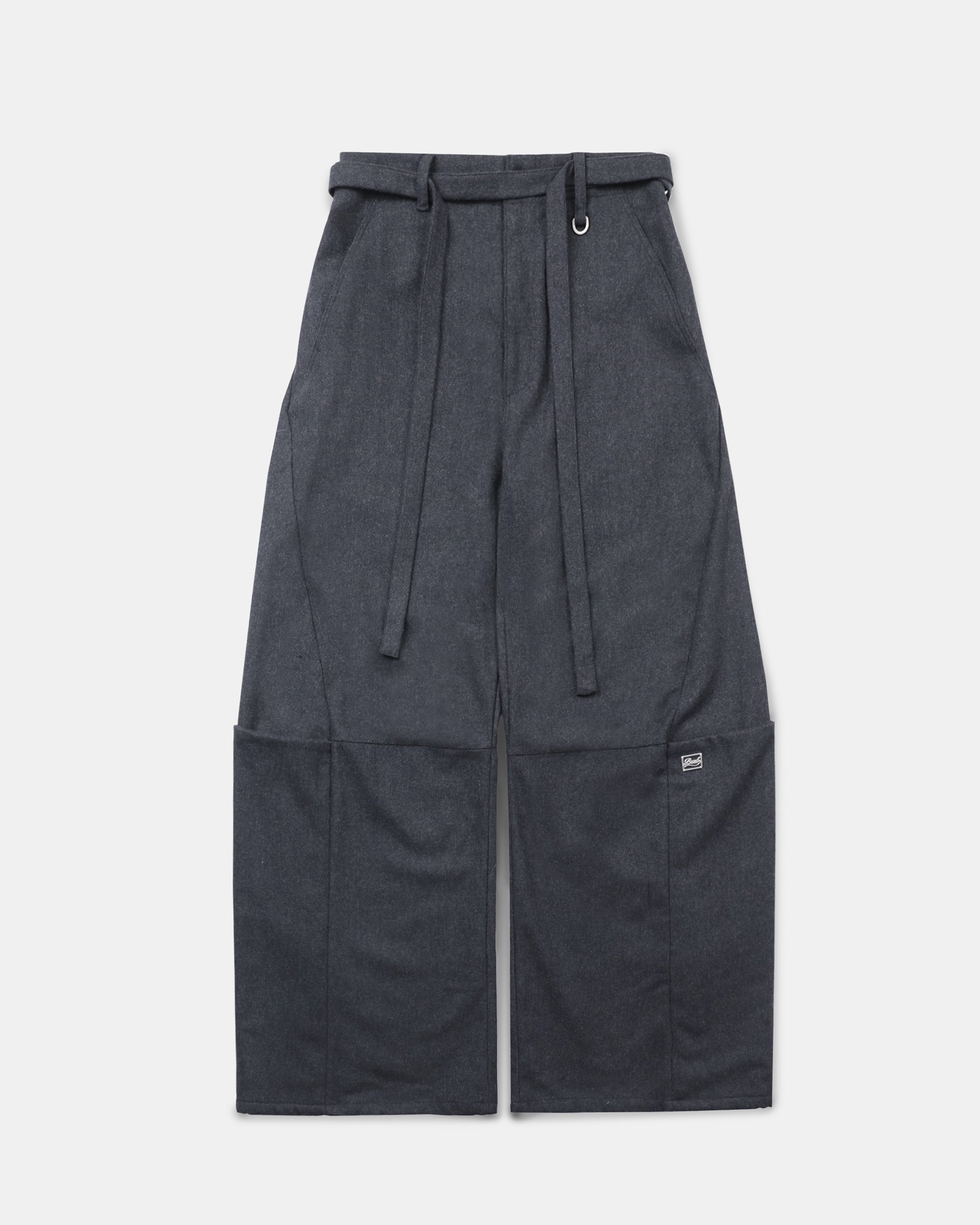 Badblood Curved Cargo Pants Charcoal
