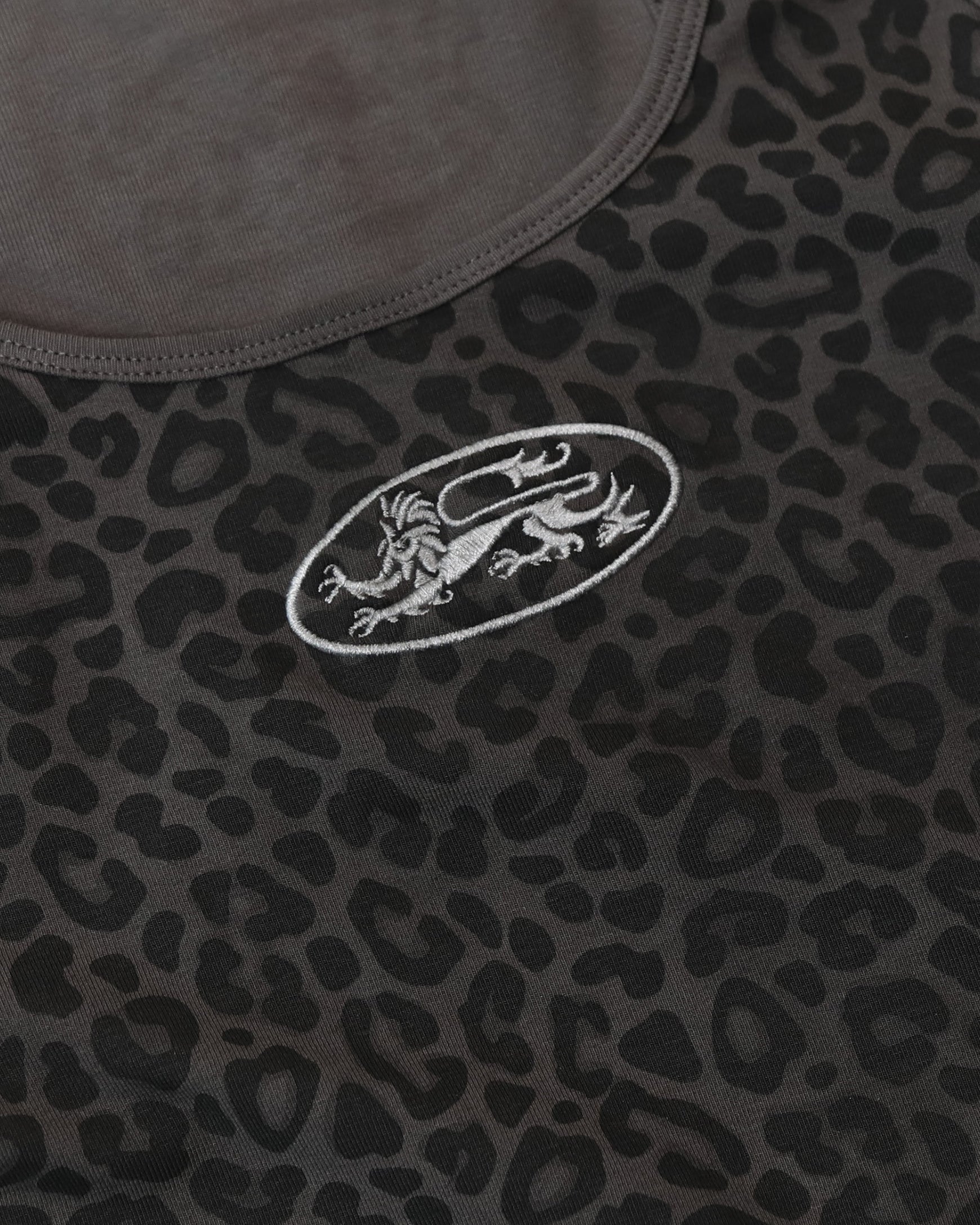 Badblood Mystic Tank Slim Fit Black Leopard