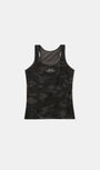 Badblood Mystic Tank Slim Fit Black Camo