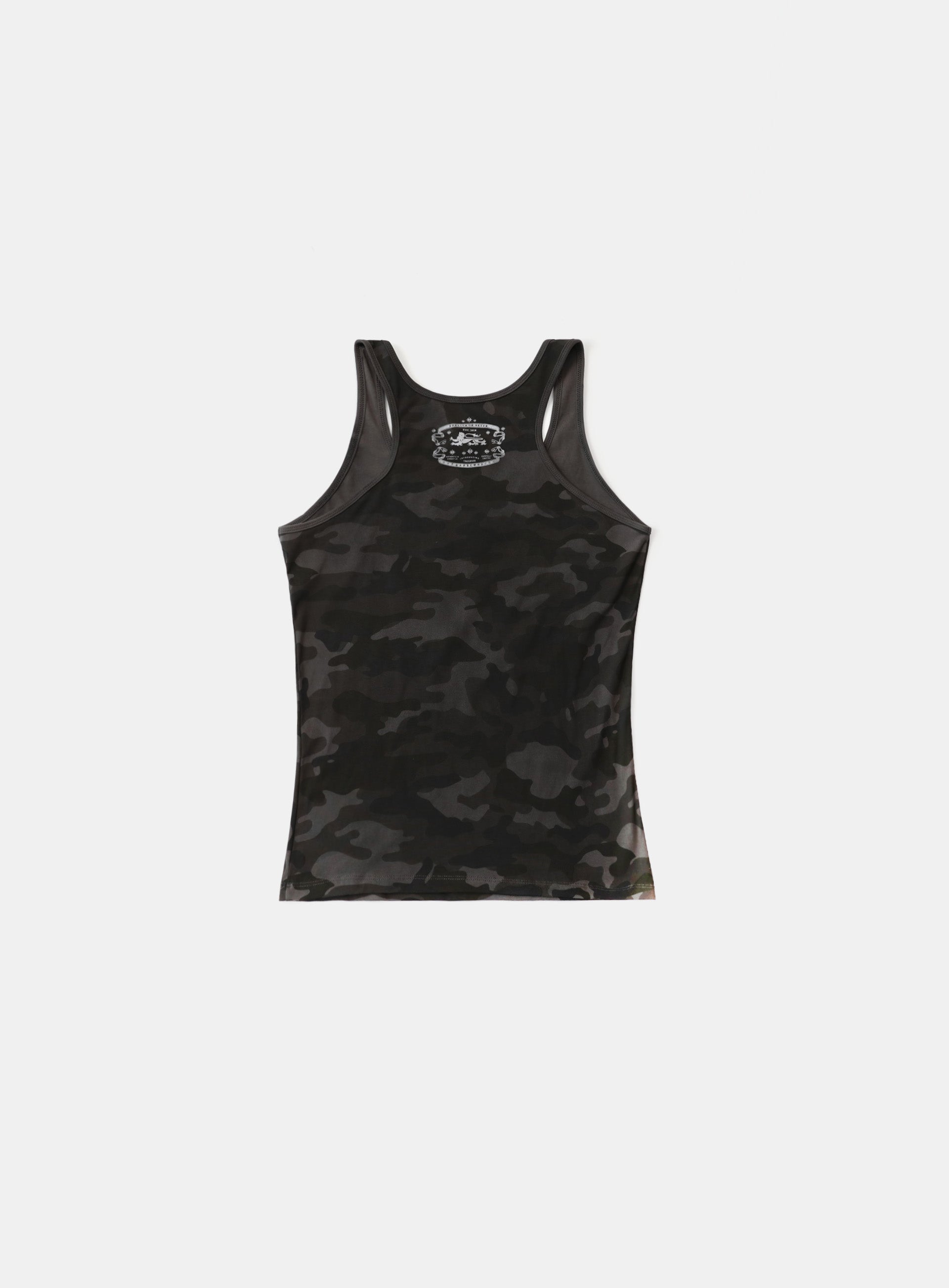 Badblood Mystic Tank Slim Fit Black Camo