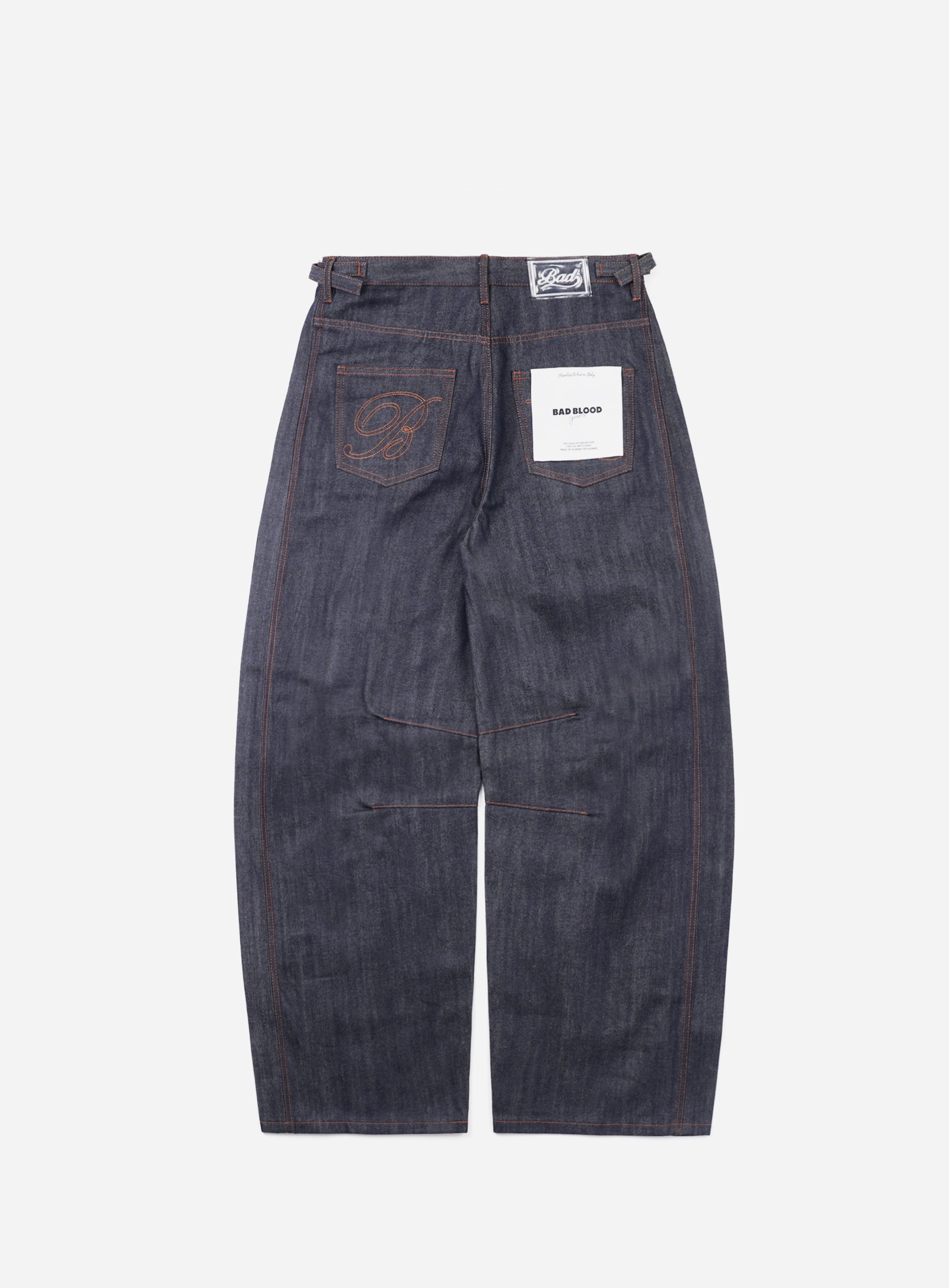 Badblood Charlie Selvage Barrel jeans Indigo