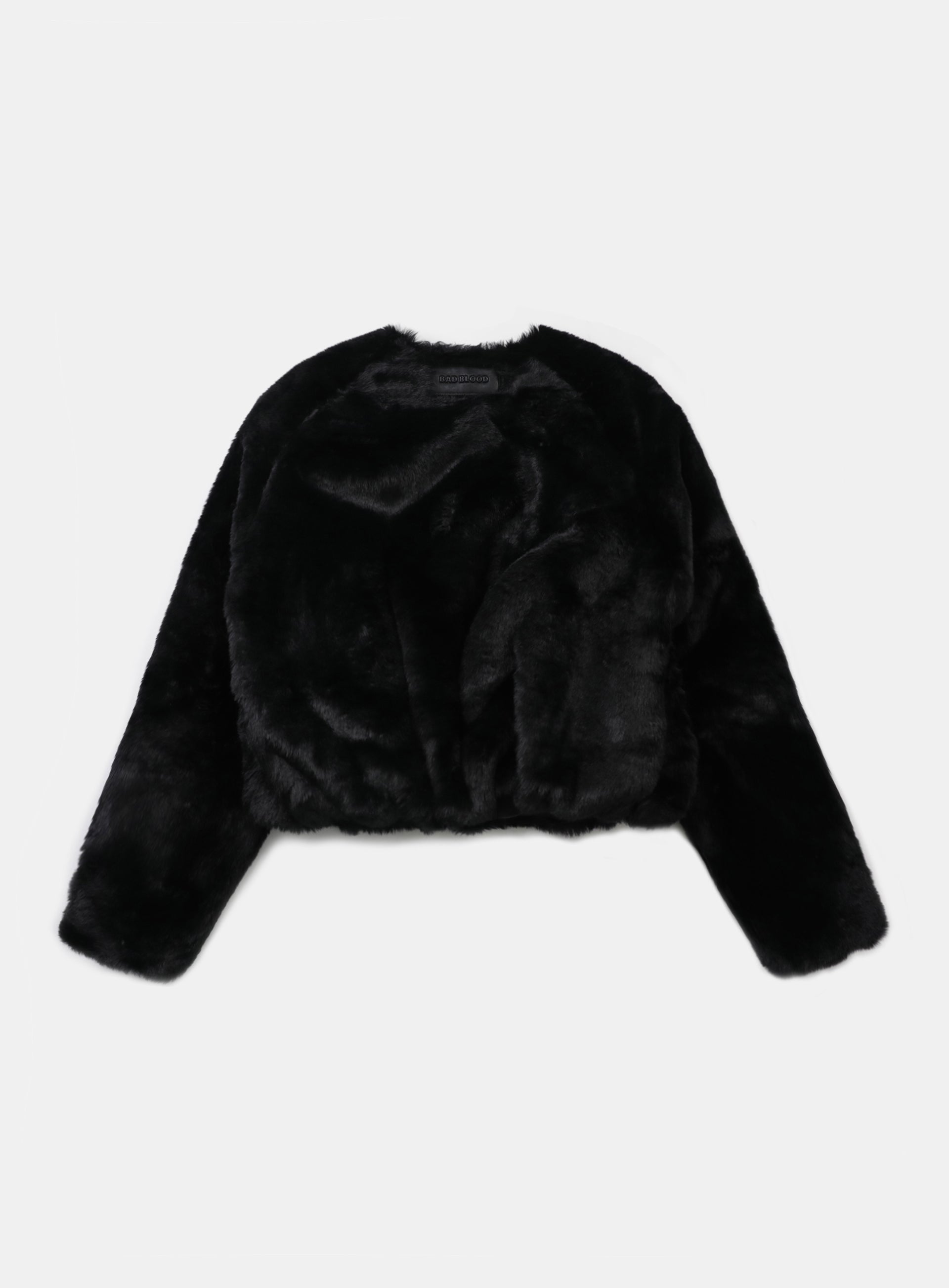 Badblood Beyond Soft Caraless Fur Jacket Black