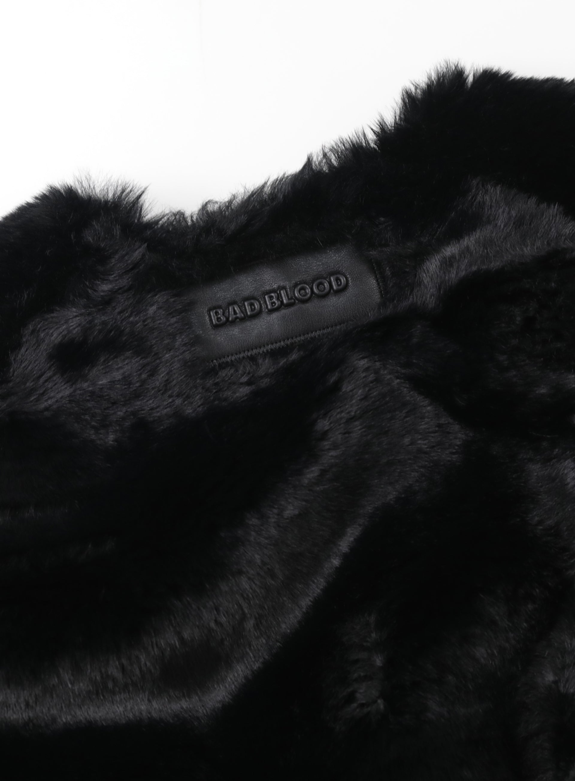 Badblood Beyond Soft Caraless Fur Jacket Black