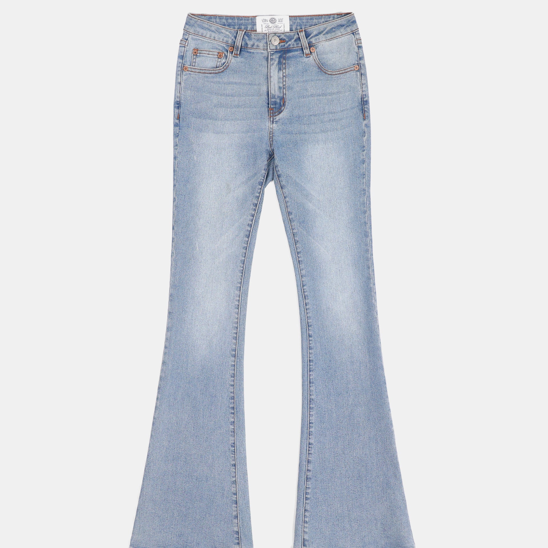 Badblood 0119 Low Rise Bootcut Jeans Light Blue