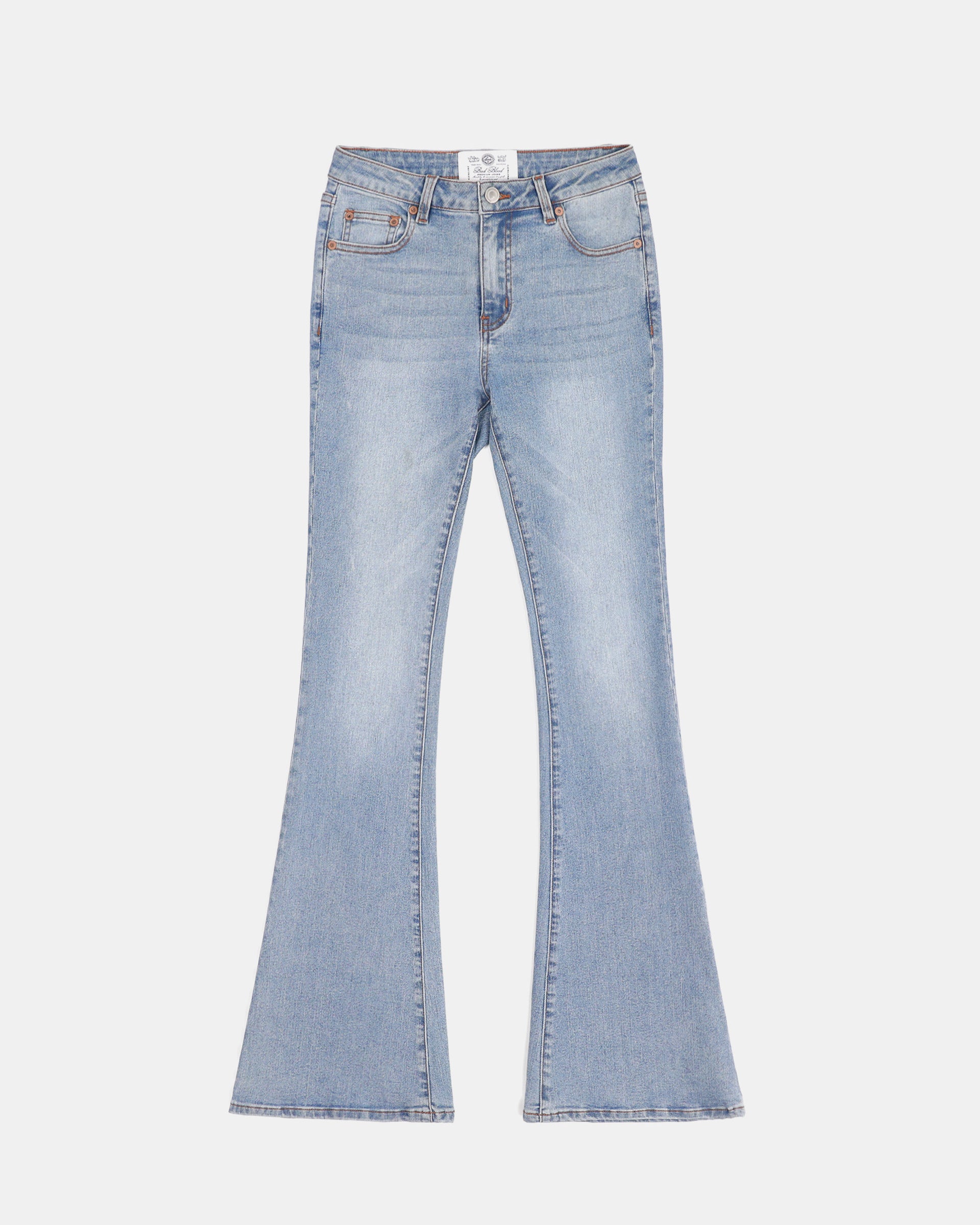 Badblood 0119 Low Rise Bootcut Jeans Light Blue