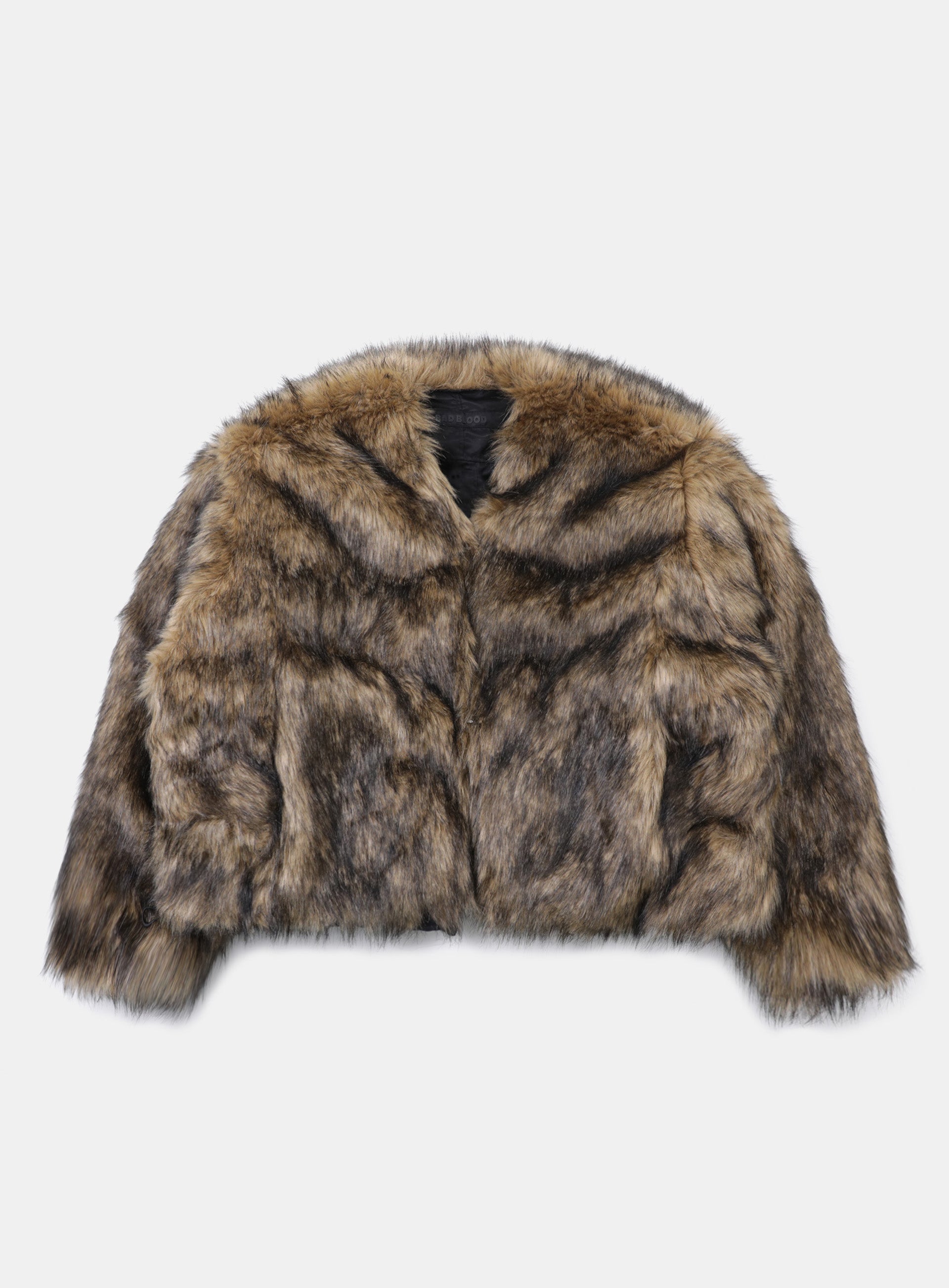 Badblood Nadja Reversible Fur MA-1 Jacket Coyote/Black