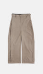 Badblood 101 Curved Slacks Brown/Stripe