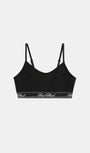 Badblood Classic Logo Triangle Bralette Black