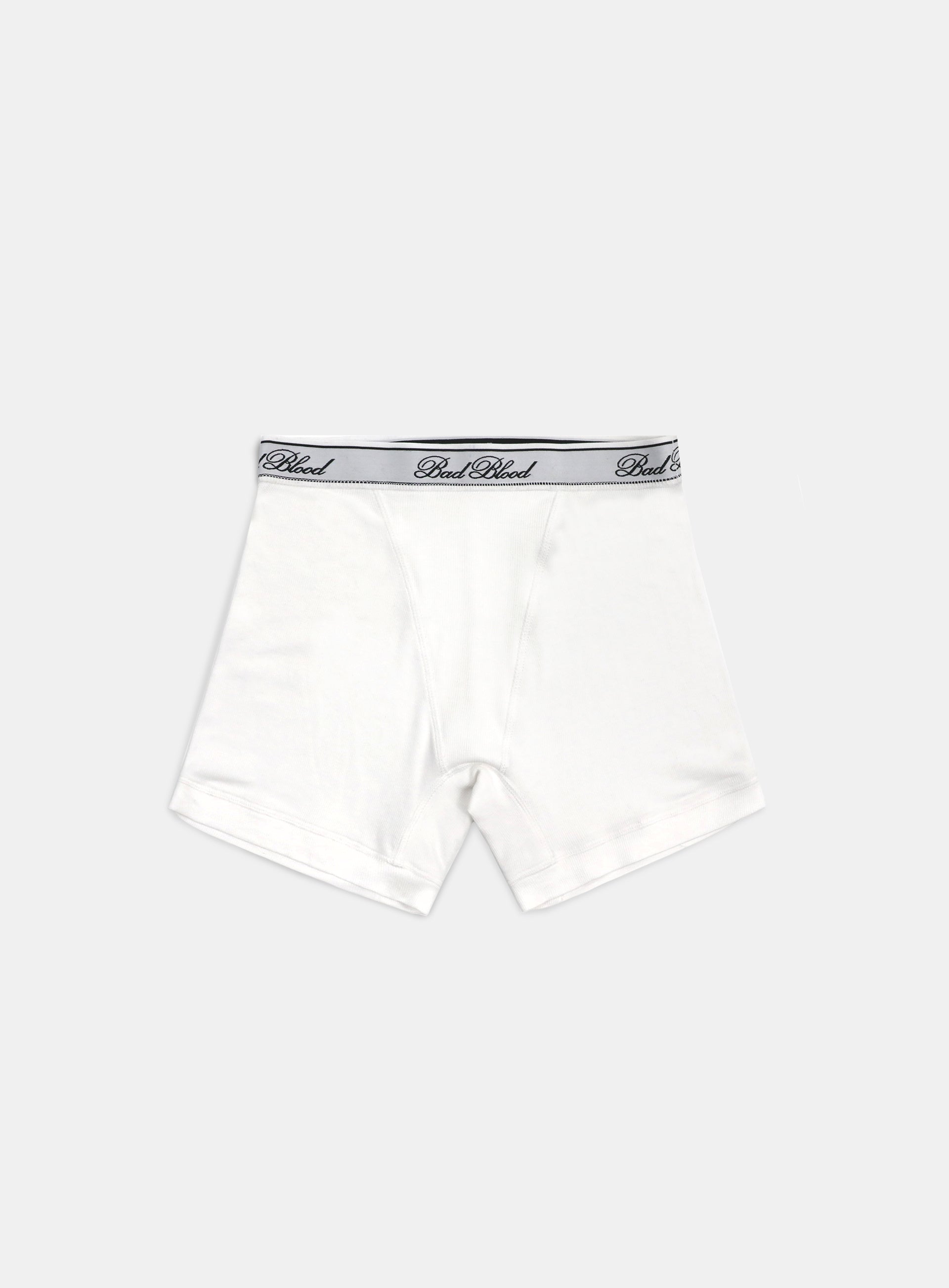 Badblood Classic Logo Boxer Briefs White