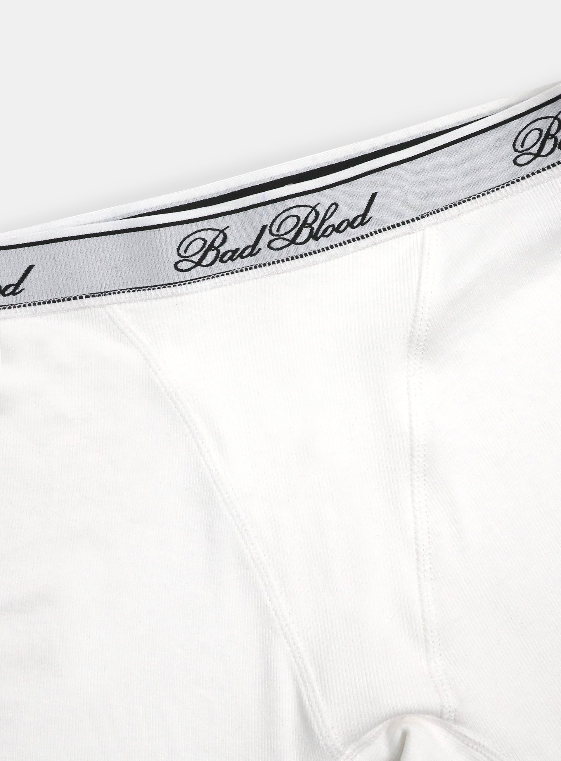 Badblood Classic Logo Boxer Briefs White