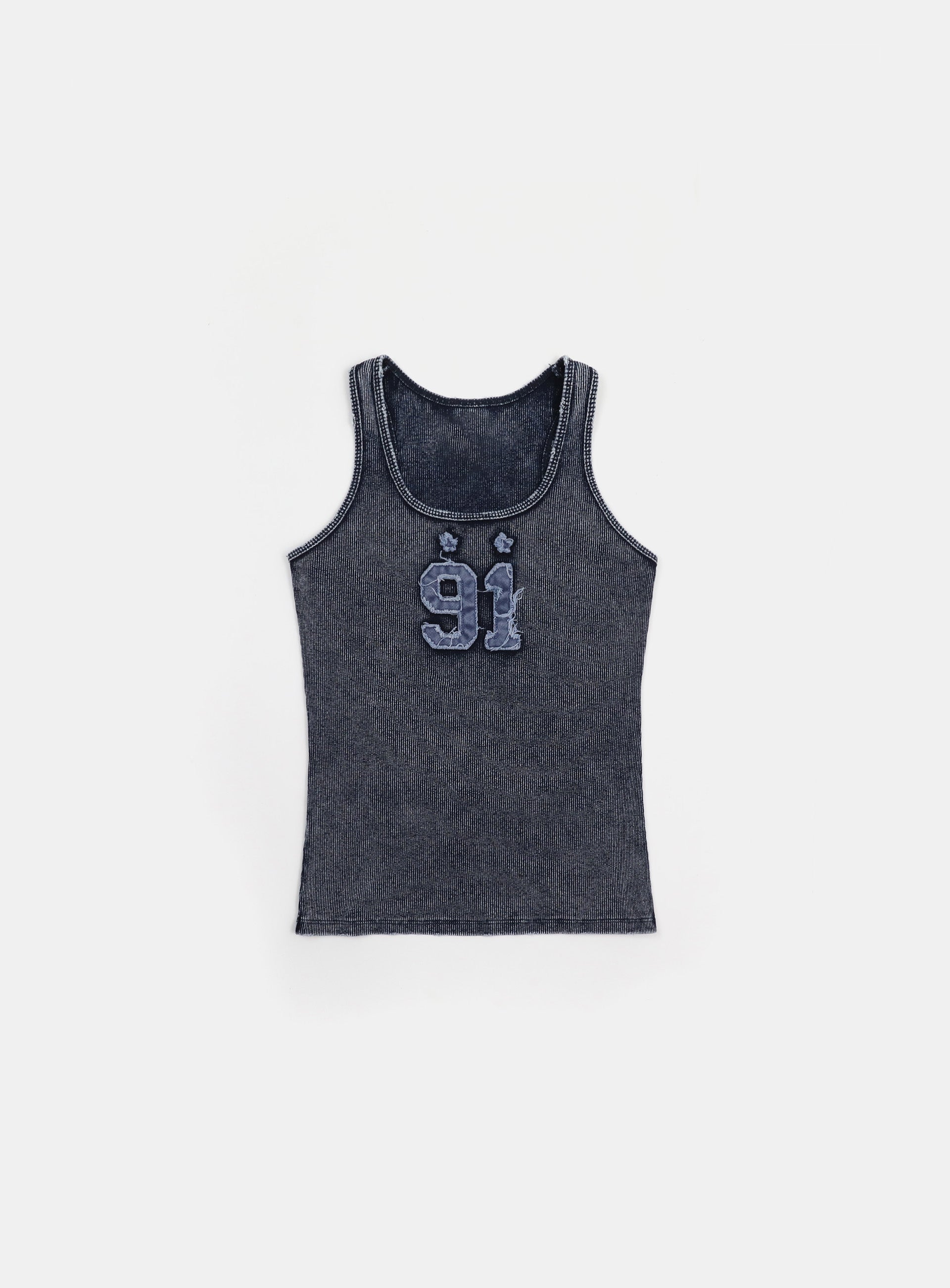 Badblood Rusty Denim Tank Top Blue