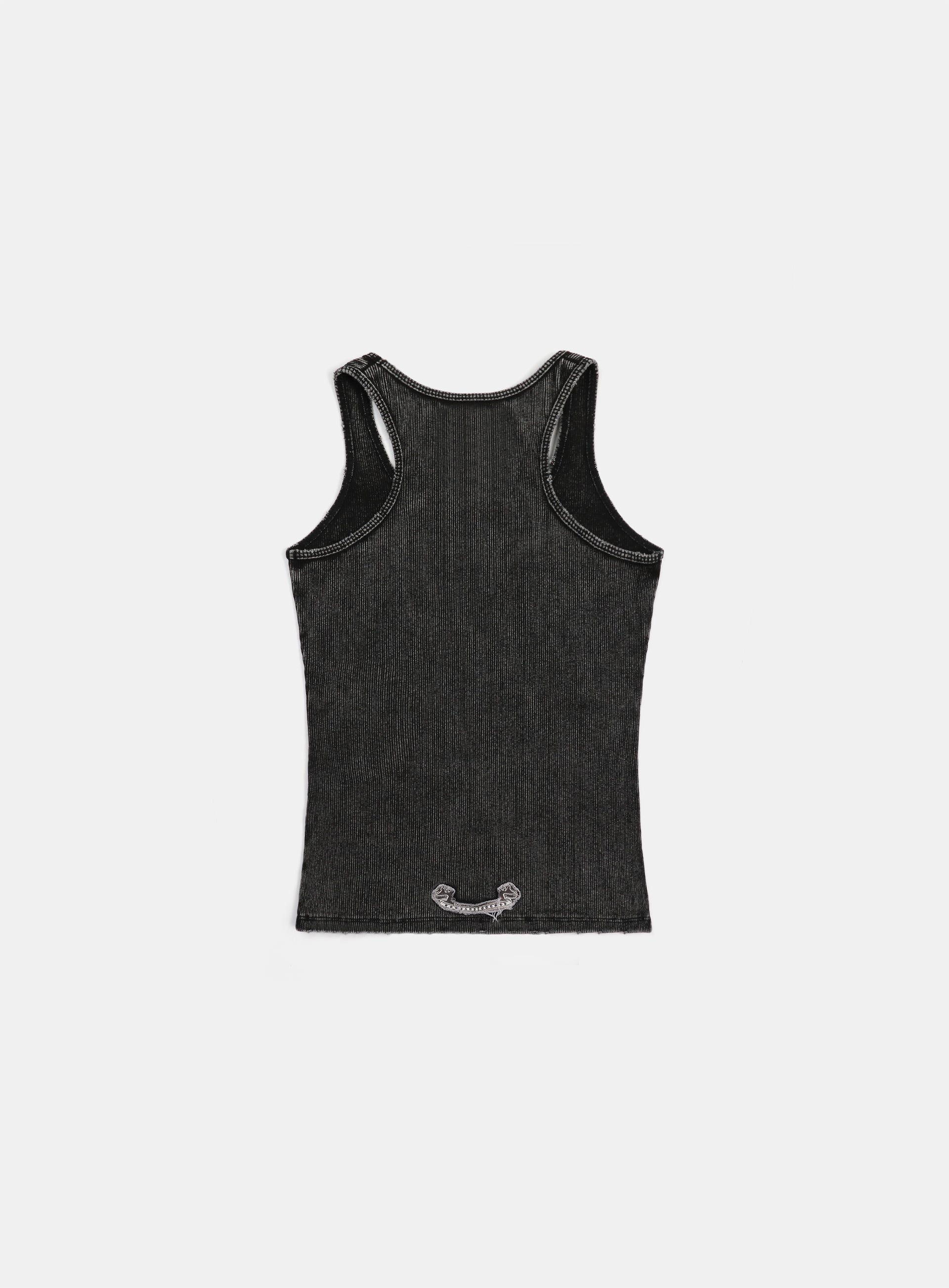 Badblood  Rusty Denim Tank Top Black
