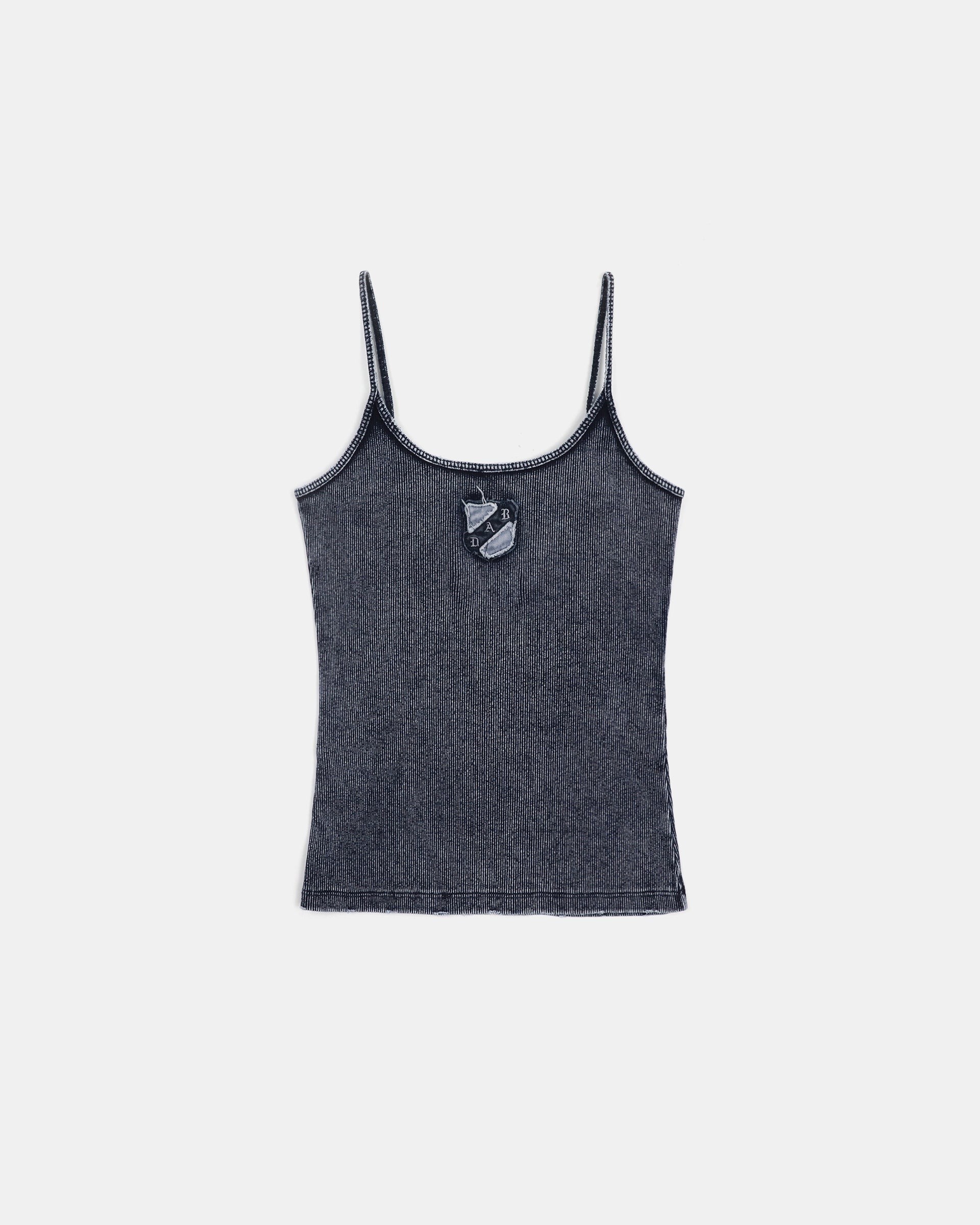 Badblood Rusty Denim String Tank Blue