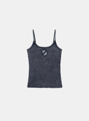 Badblood Rusty Denim String Tank Blue