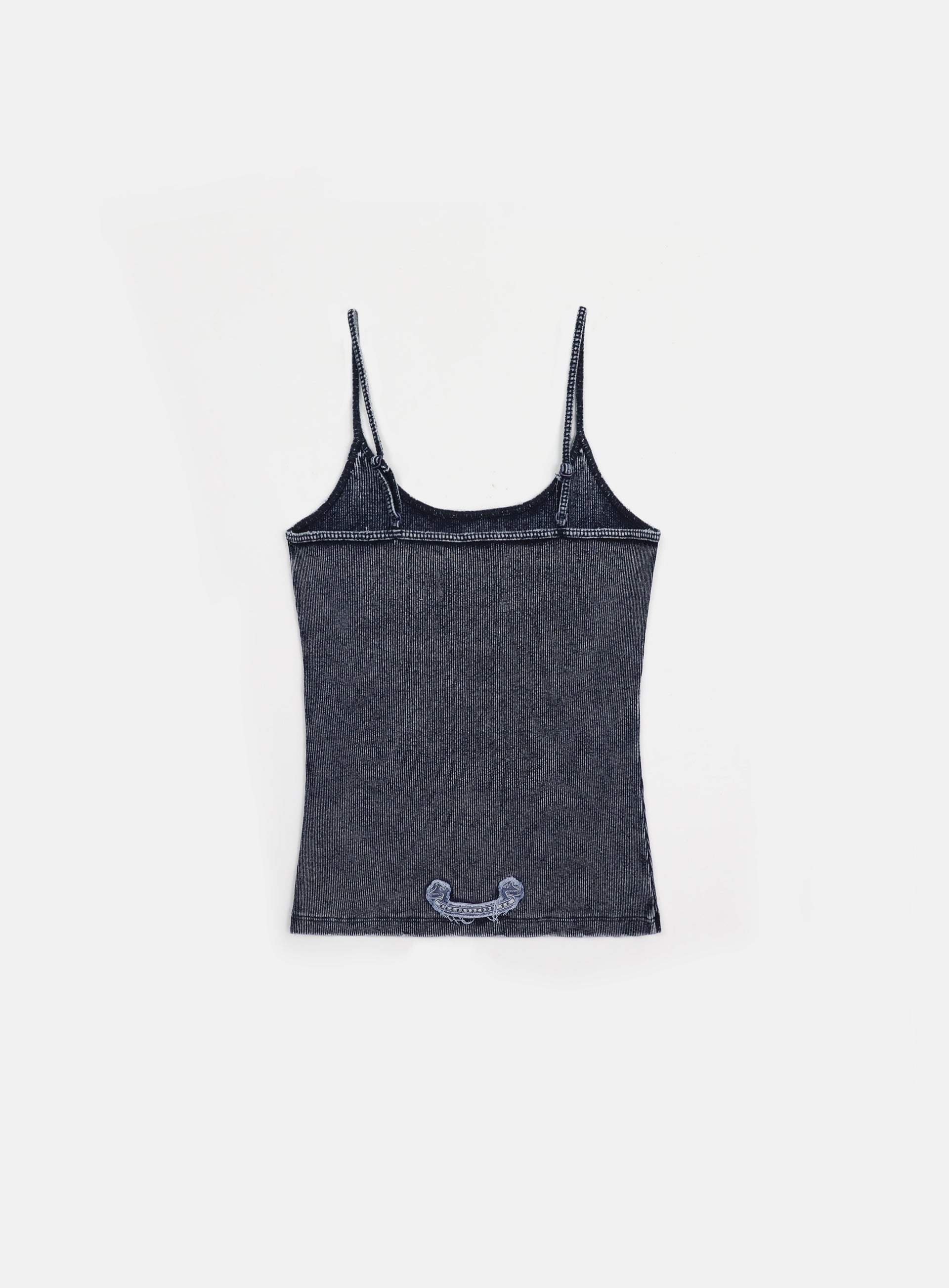 Badblood Rusty Denim String Tank Blue