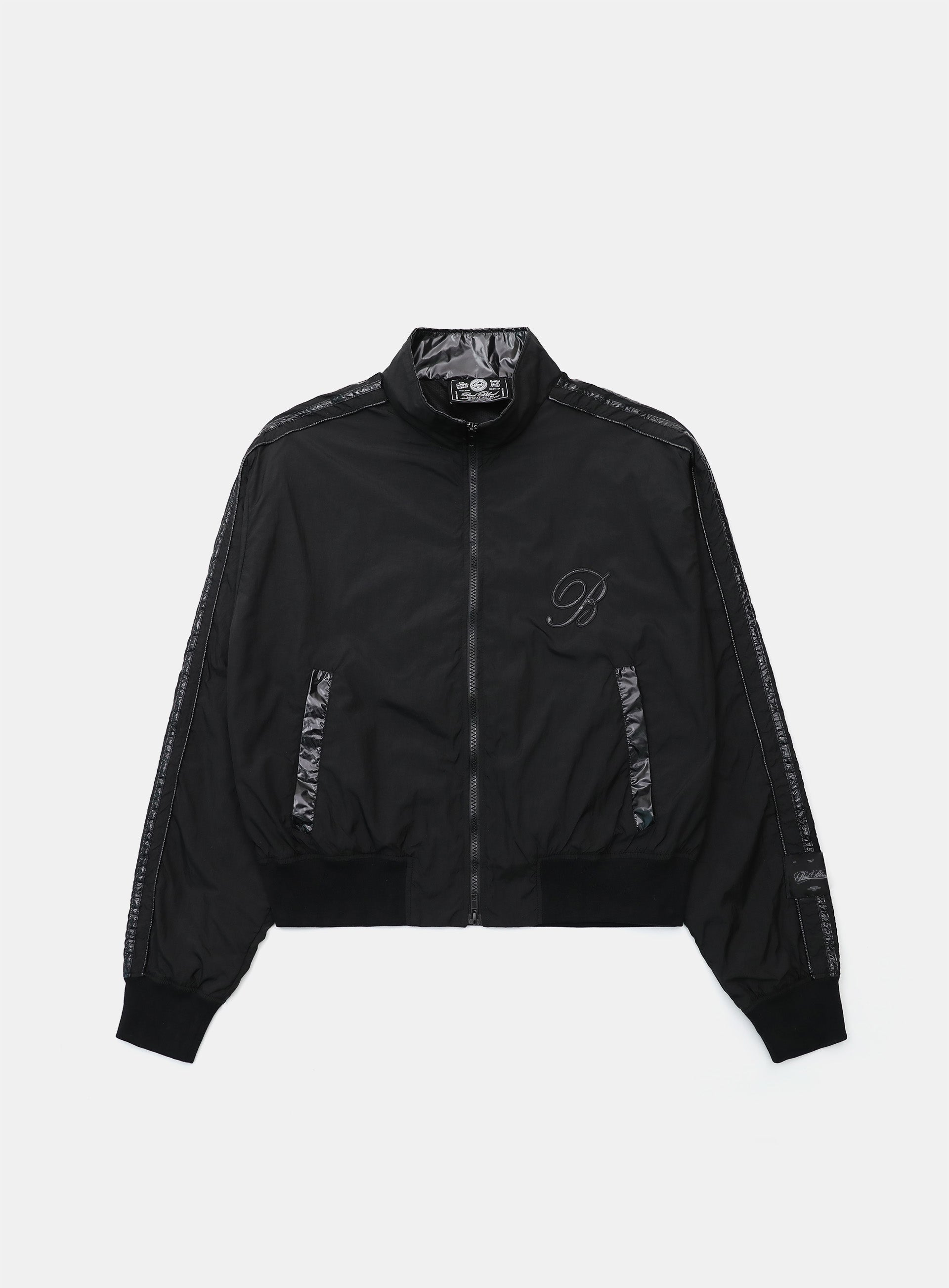 Badblood Dark Billy Nylon Track Jacket Black