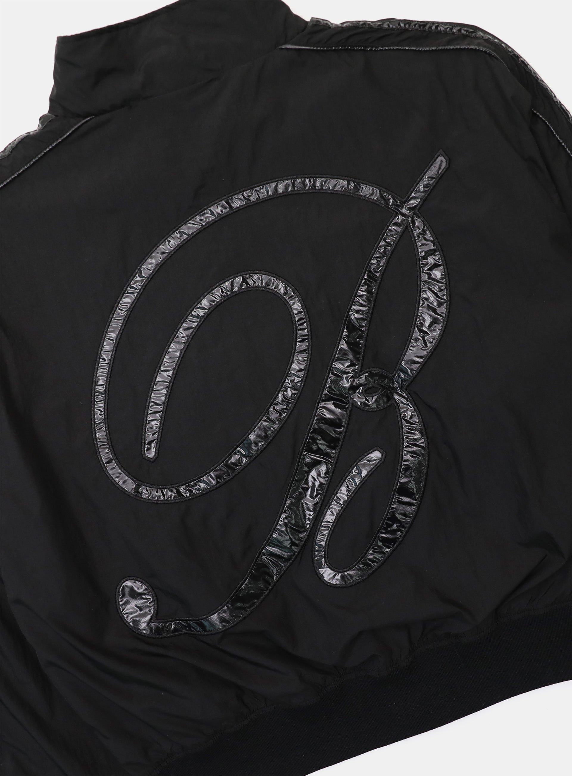 Badblood Dark Billy Nylon Track Jacket Black