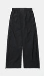 Badblood Dark Billy Nylon Curved Track Pants Black