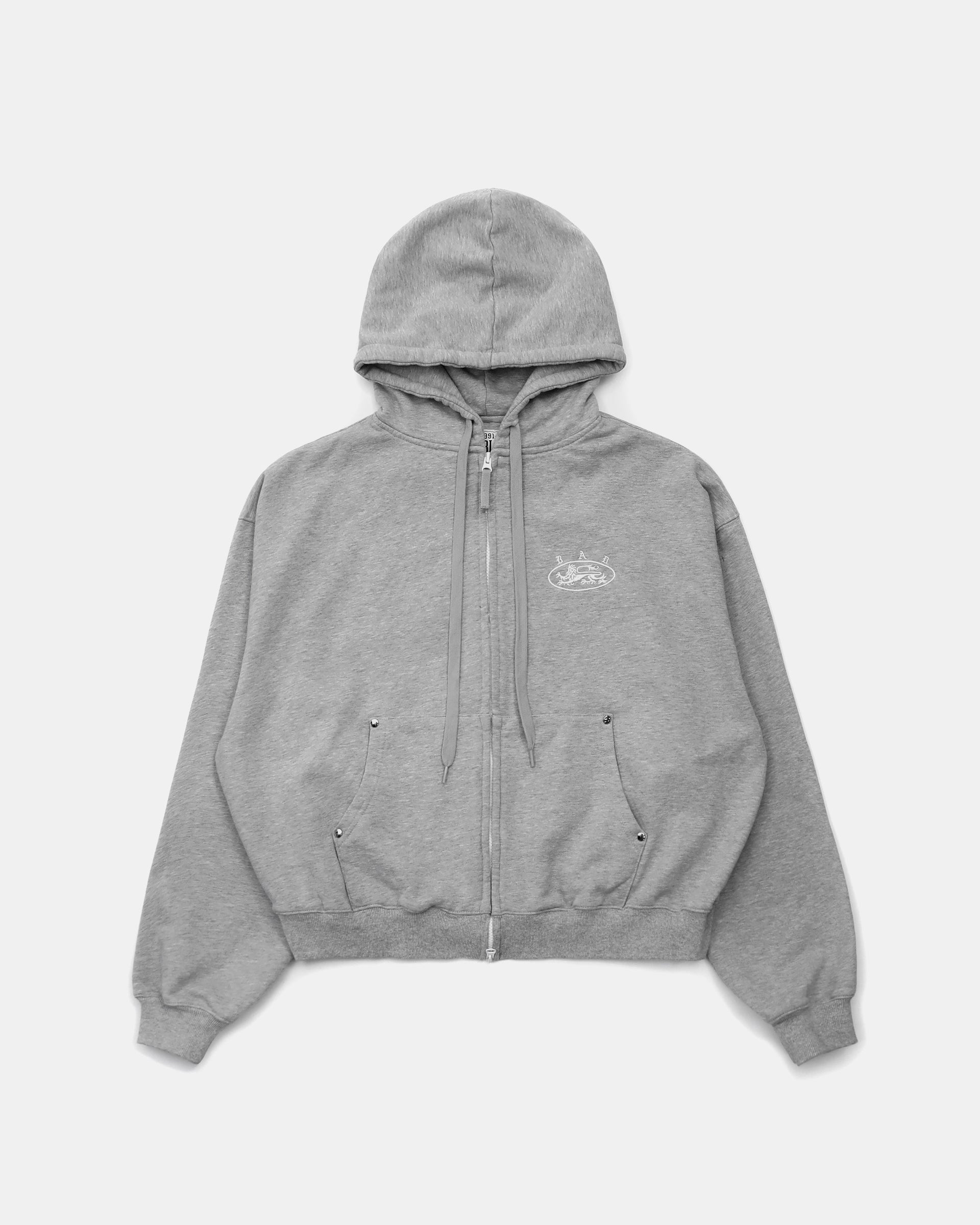 Badblood Mystic Capsule Hooded Zip-Up Grey