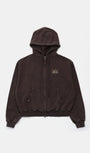 Badblood Mystic Capsule Hooded Zip-Up Brown