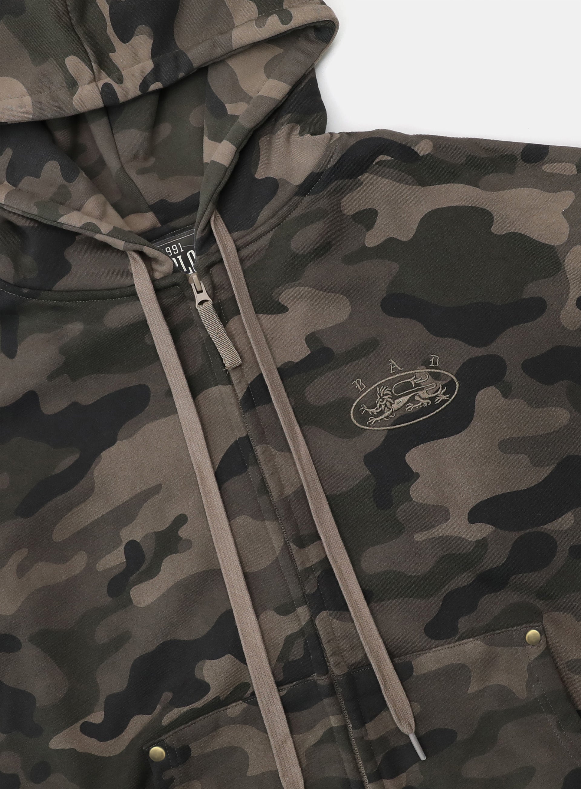 Badblood Mystic Capsule Hood Zip-Up Dark Camo