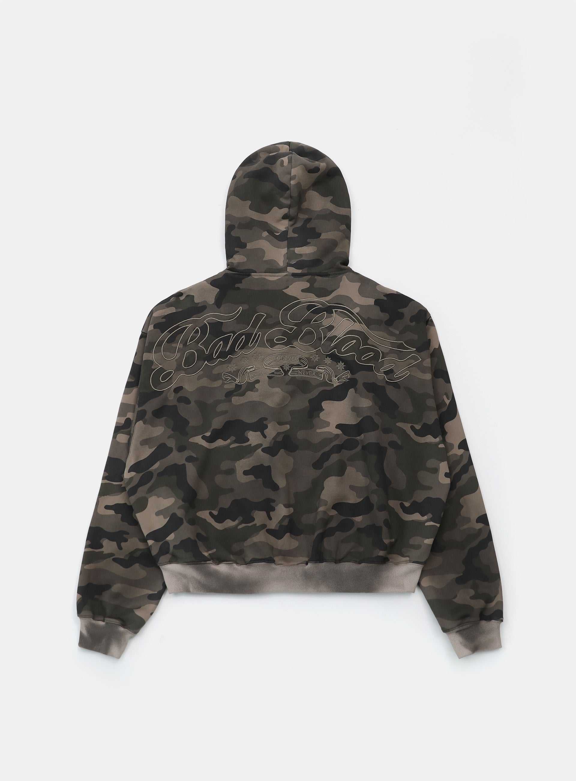 Badblood Mystic Capsule Hood Zip-Up Dark Camo