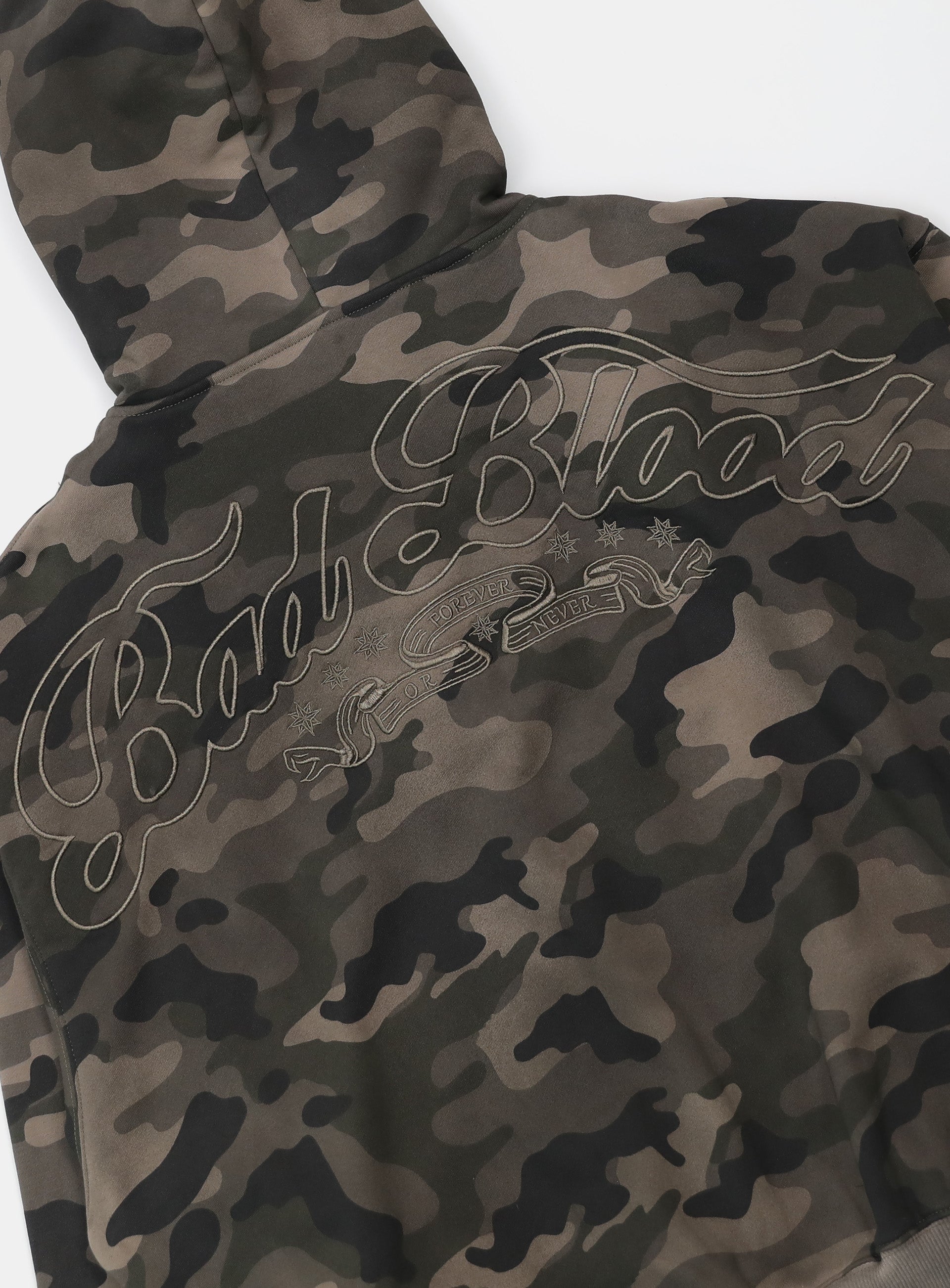 Badblood Mystic Capsule Hood Zip-Up Dark Camo