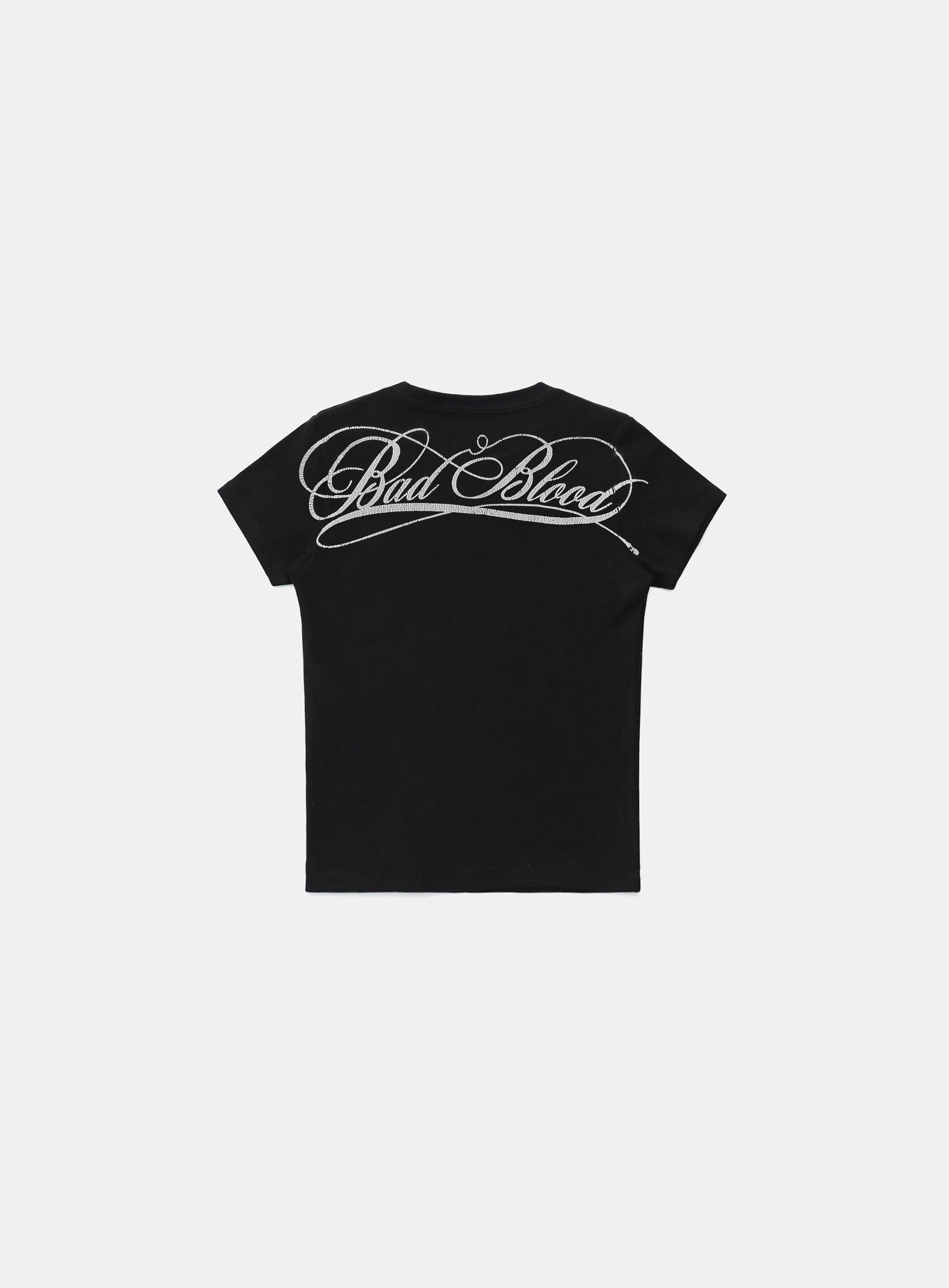 Badblood Dark Classic Logo T-Shirt Black