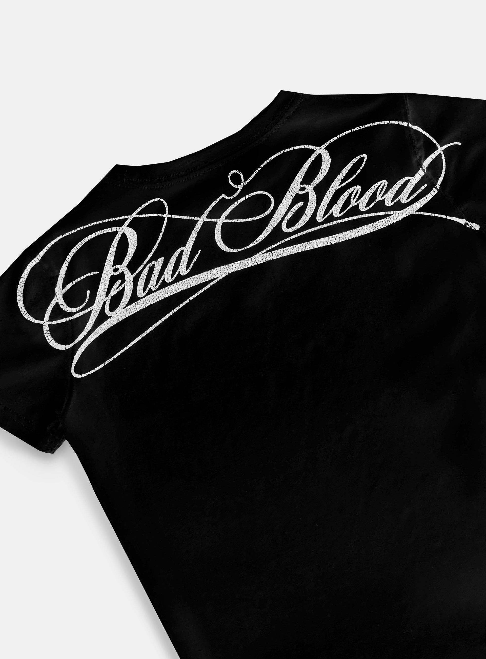 Badblood Dark Classic Logo T-Shirt Black