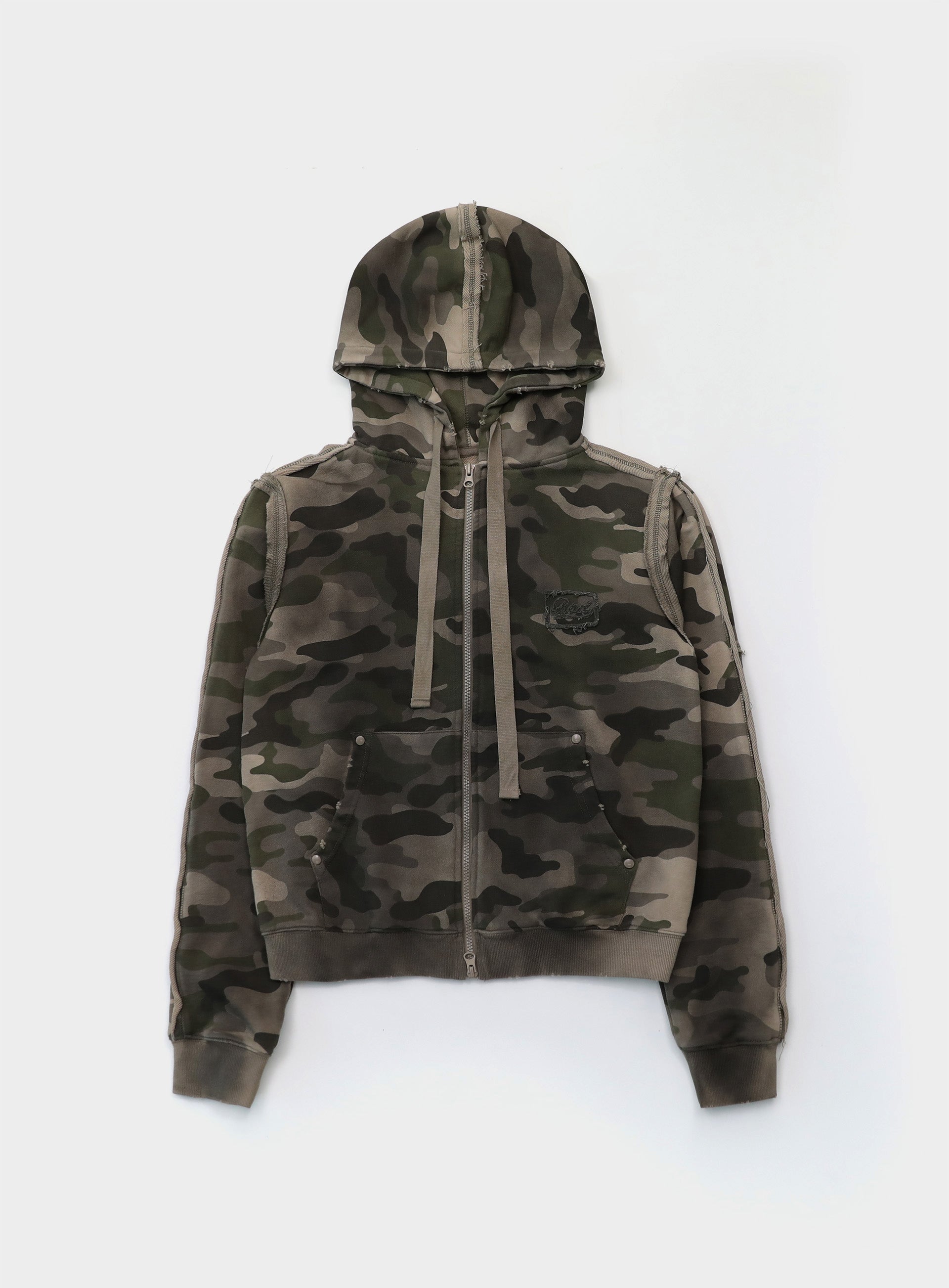 Badblood  Low Edge Hoodie Slim Fit Light Camo