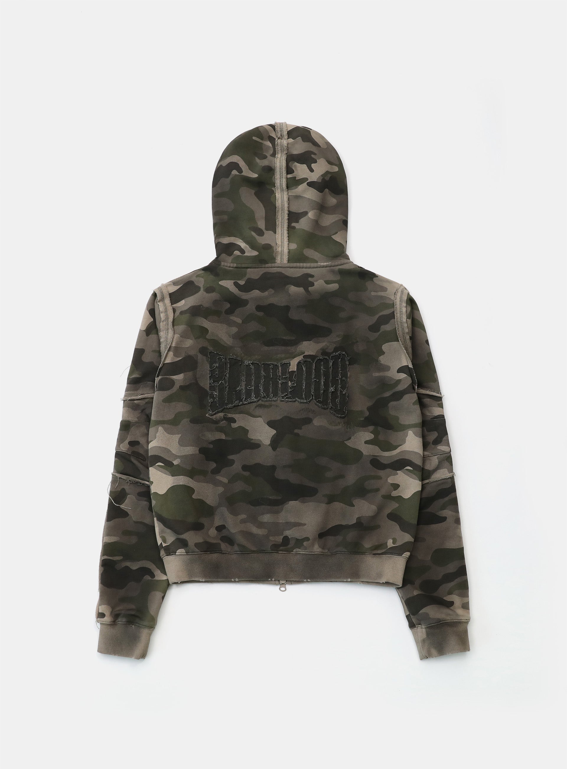 Badblood  Low Edge Hoodie Slim Fit Light Camo