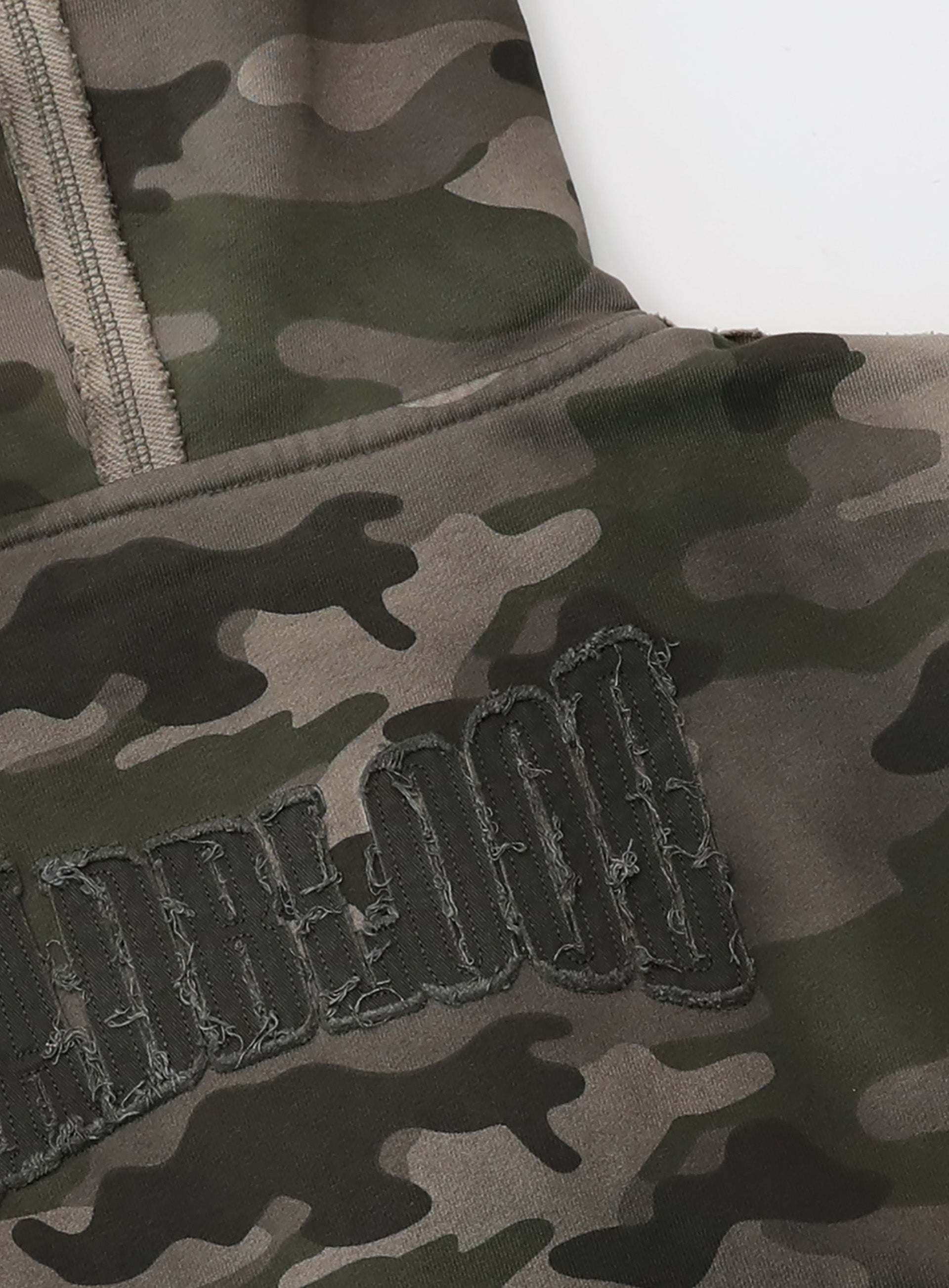Badblood  Low Edge Hoodie Slim Fit Light Camo