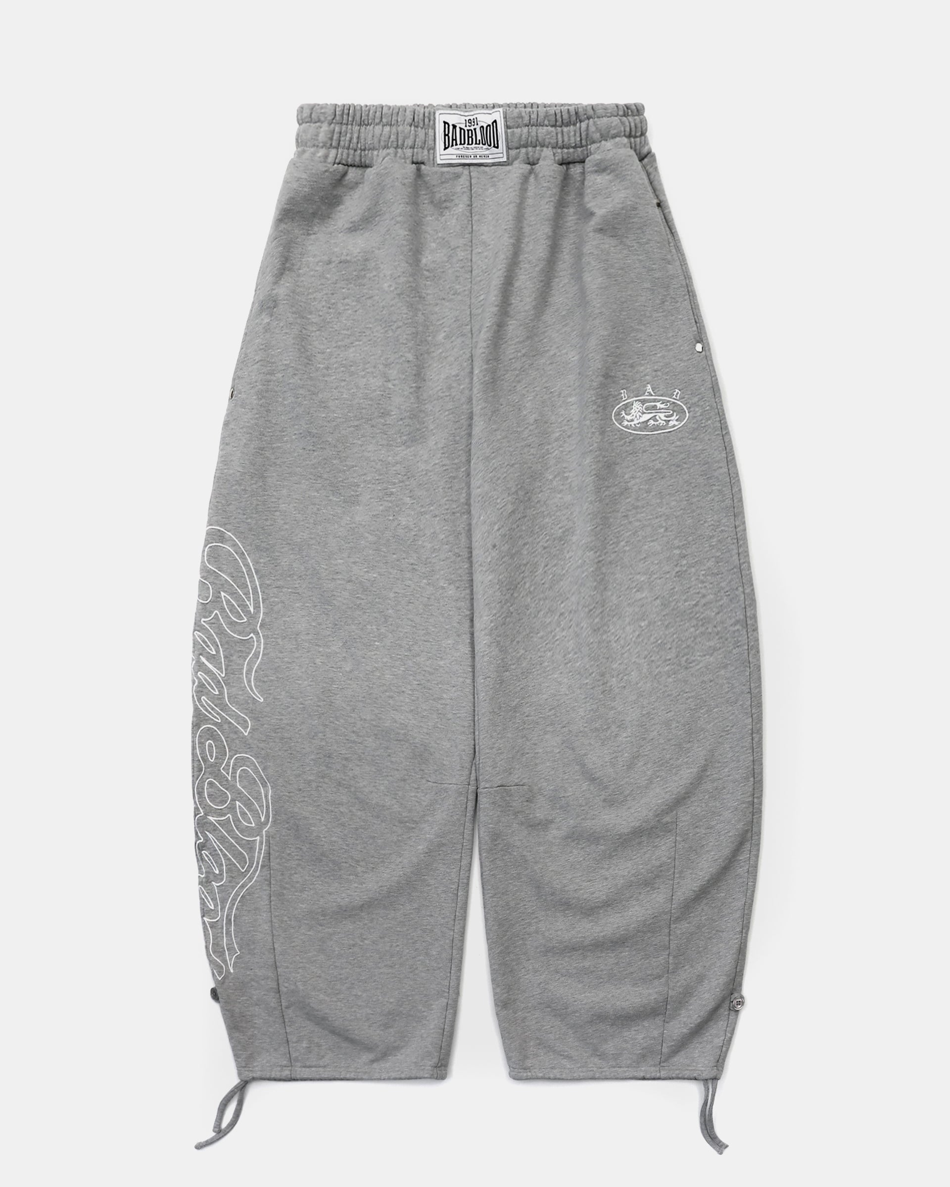Badblood Mystic Capsule 2 Way Curved Jogger Trousers Grey