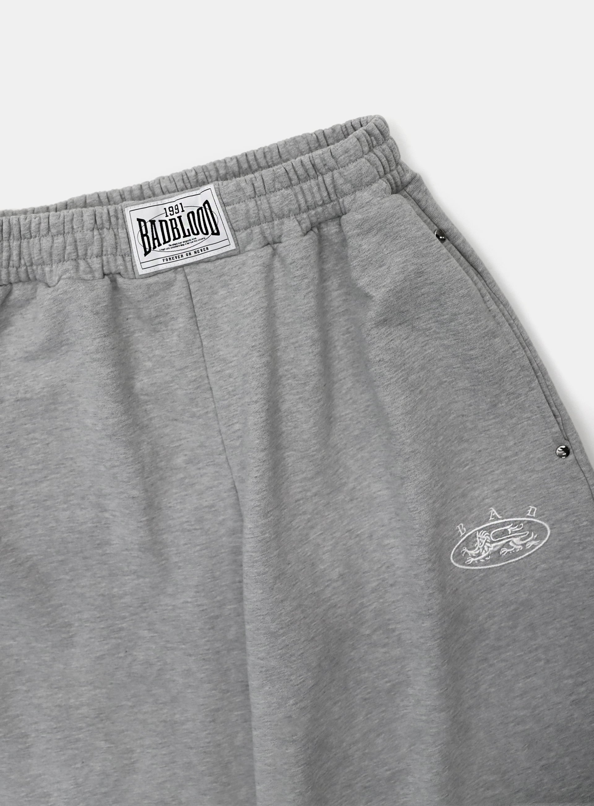 Badblood Mystic Capsule 2 Way Curved Jogger Trousers Grey