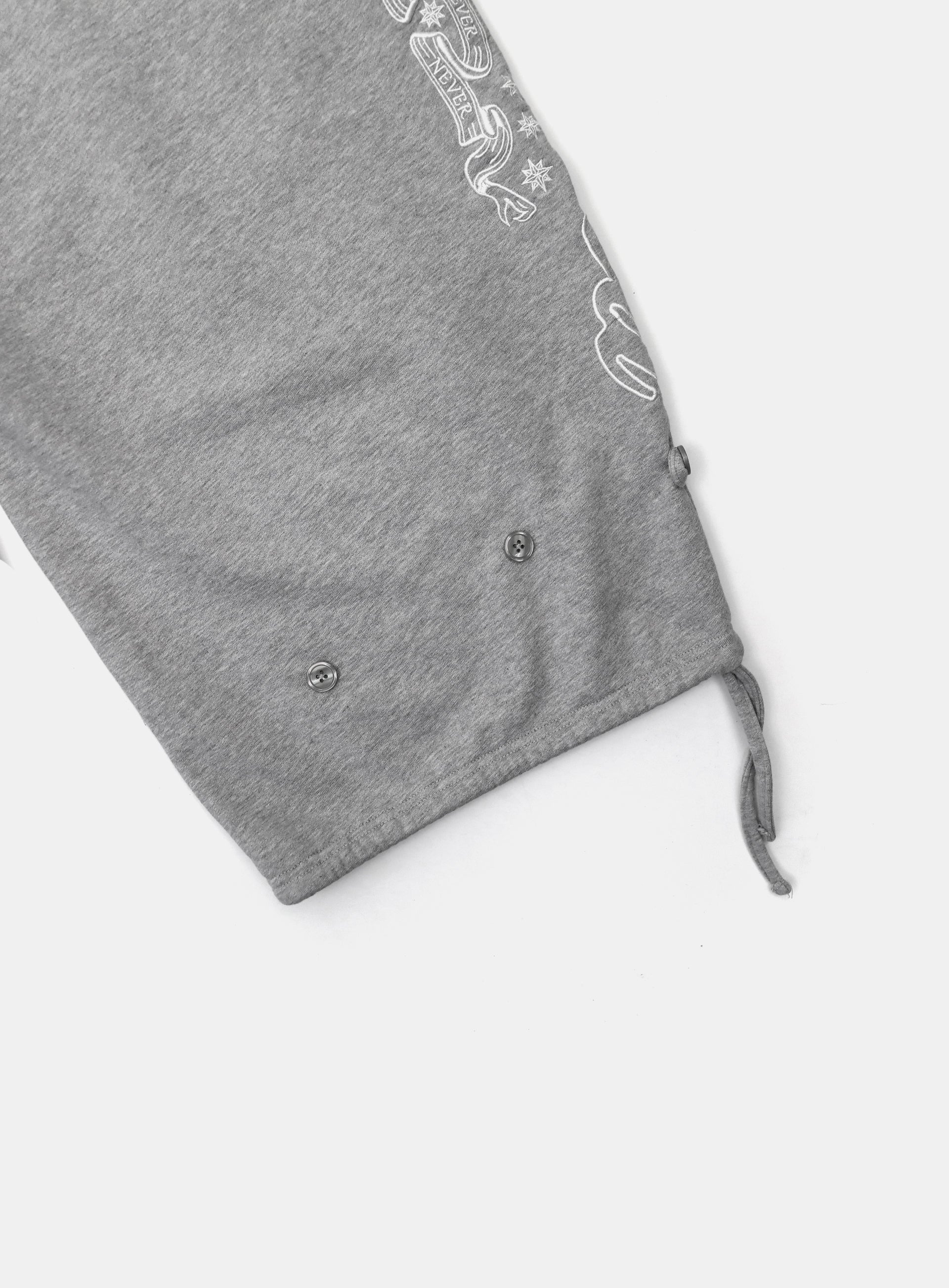 Badblood Mystic Capsule 2 Way Curved Jogger Trousers Grey