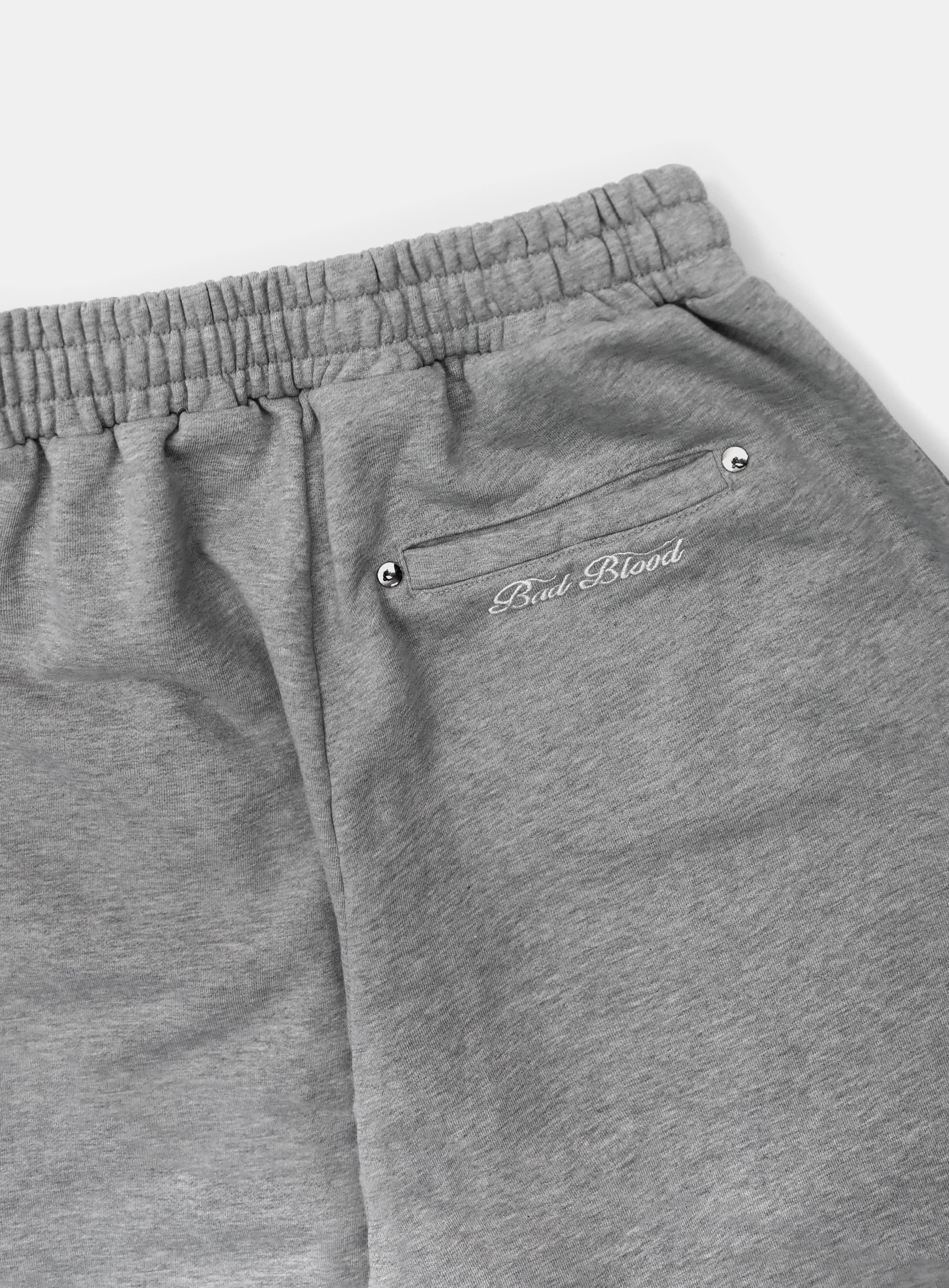 Badblood Mystic Capsule 2 Way Curved Jogger Trousers Grey