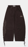 Badblood Mystic Capsule 2 Way Curved Jogger Trousers Brown