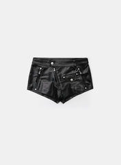 Badblood Squad Micro Biker Shorts Black