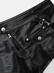 Badblood Squad Micro Biker Shorts Black