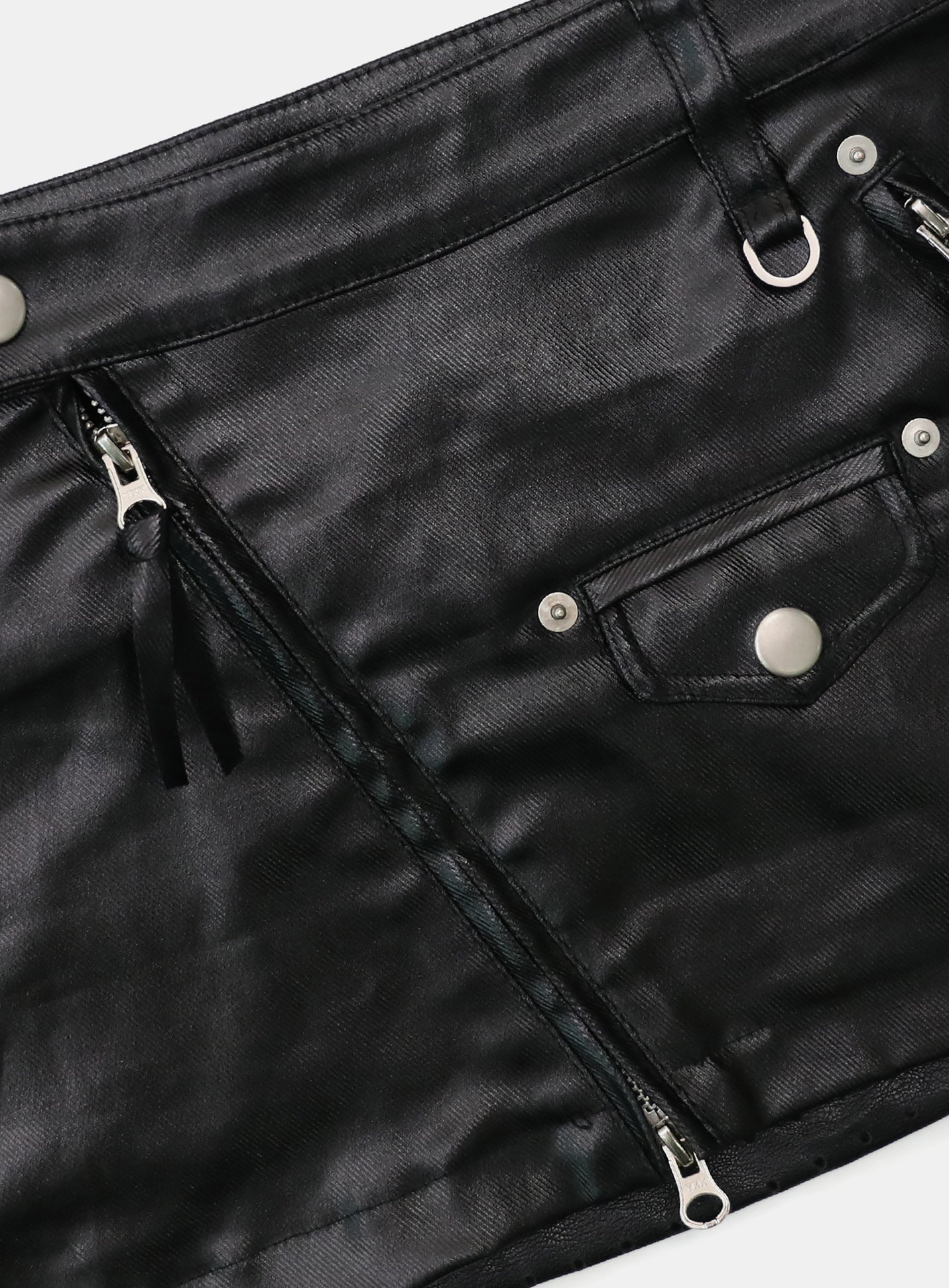 Badblood Squad Biker Mini Skirt Black