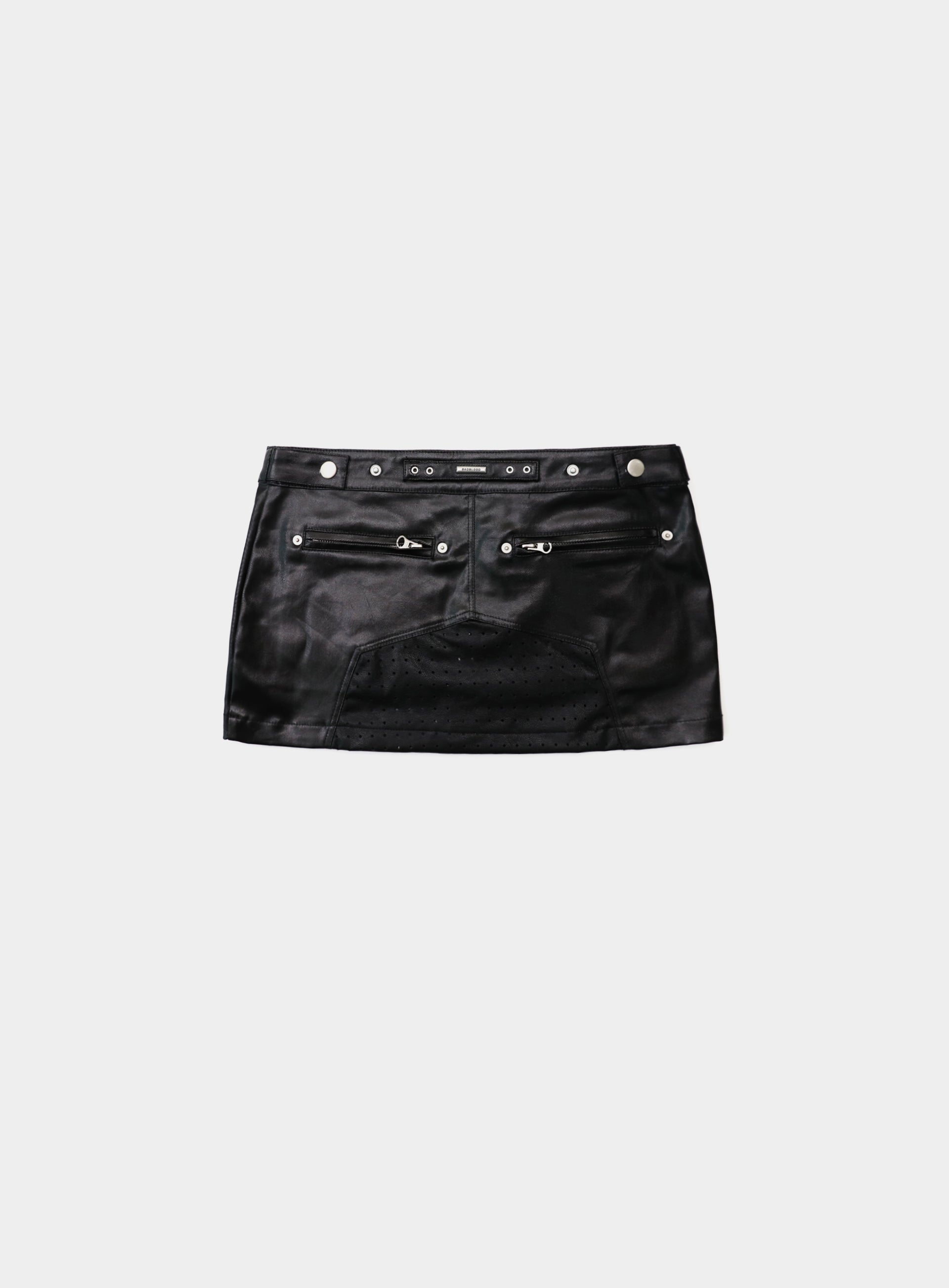 Badblood Squad Biker Mini Skirt Black