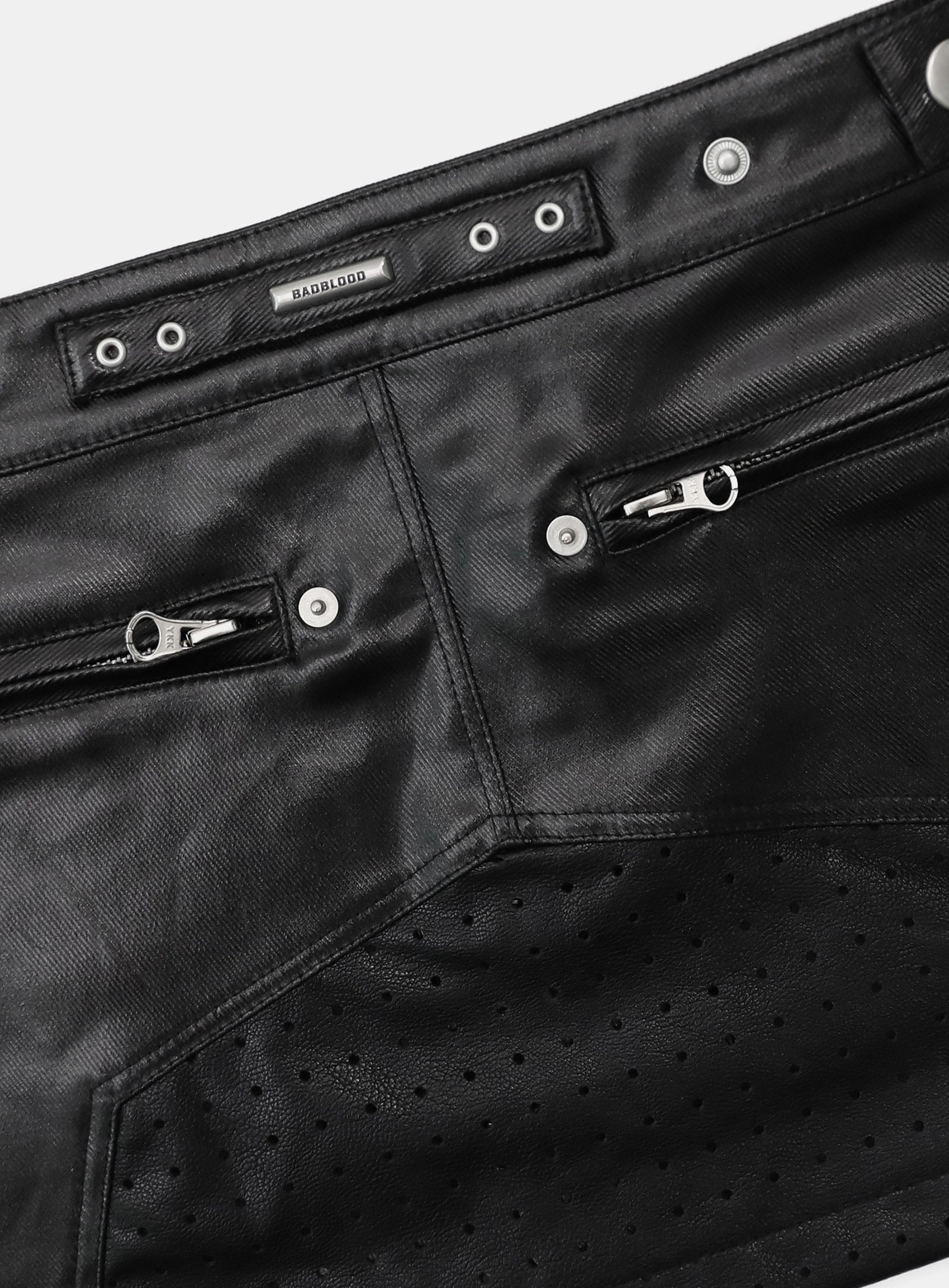 Badblood Squad Biker Mini Skirt Black