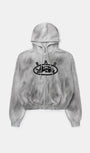 Badblood Lion Patch Hoodie Washed White