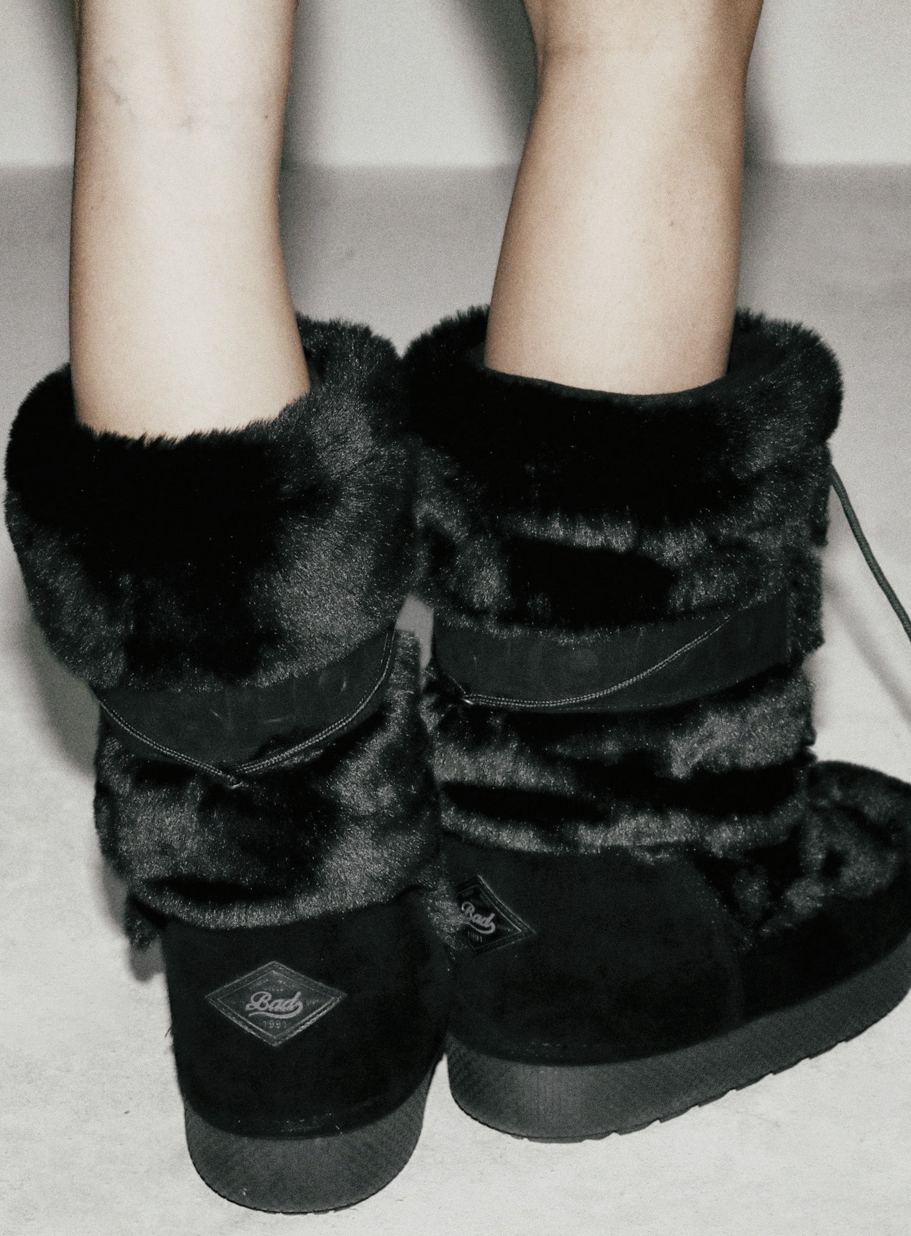 Badblood Eskimo Boots Tall Platform Black