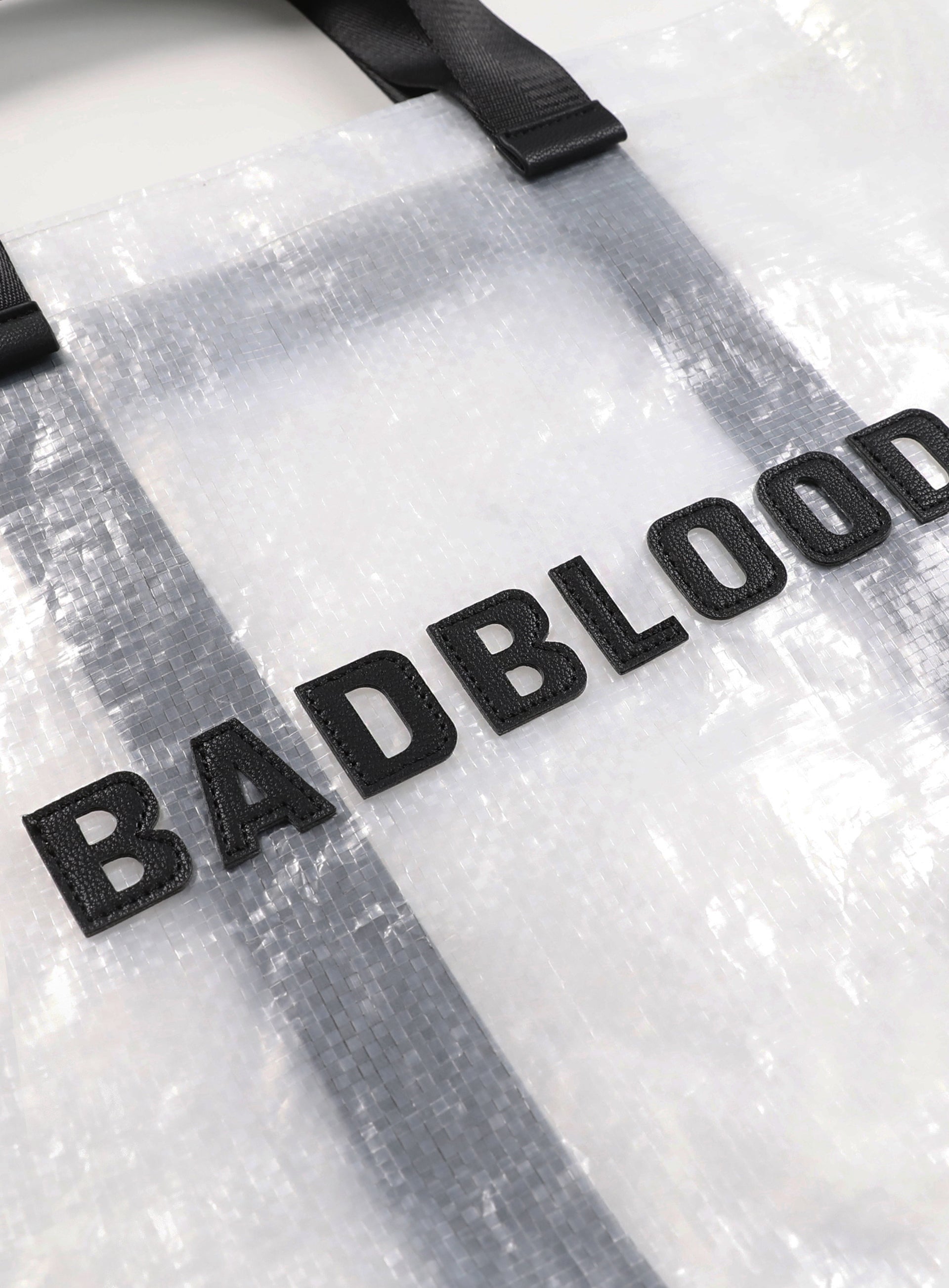 Badblood Shopper Large Bag Clear