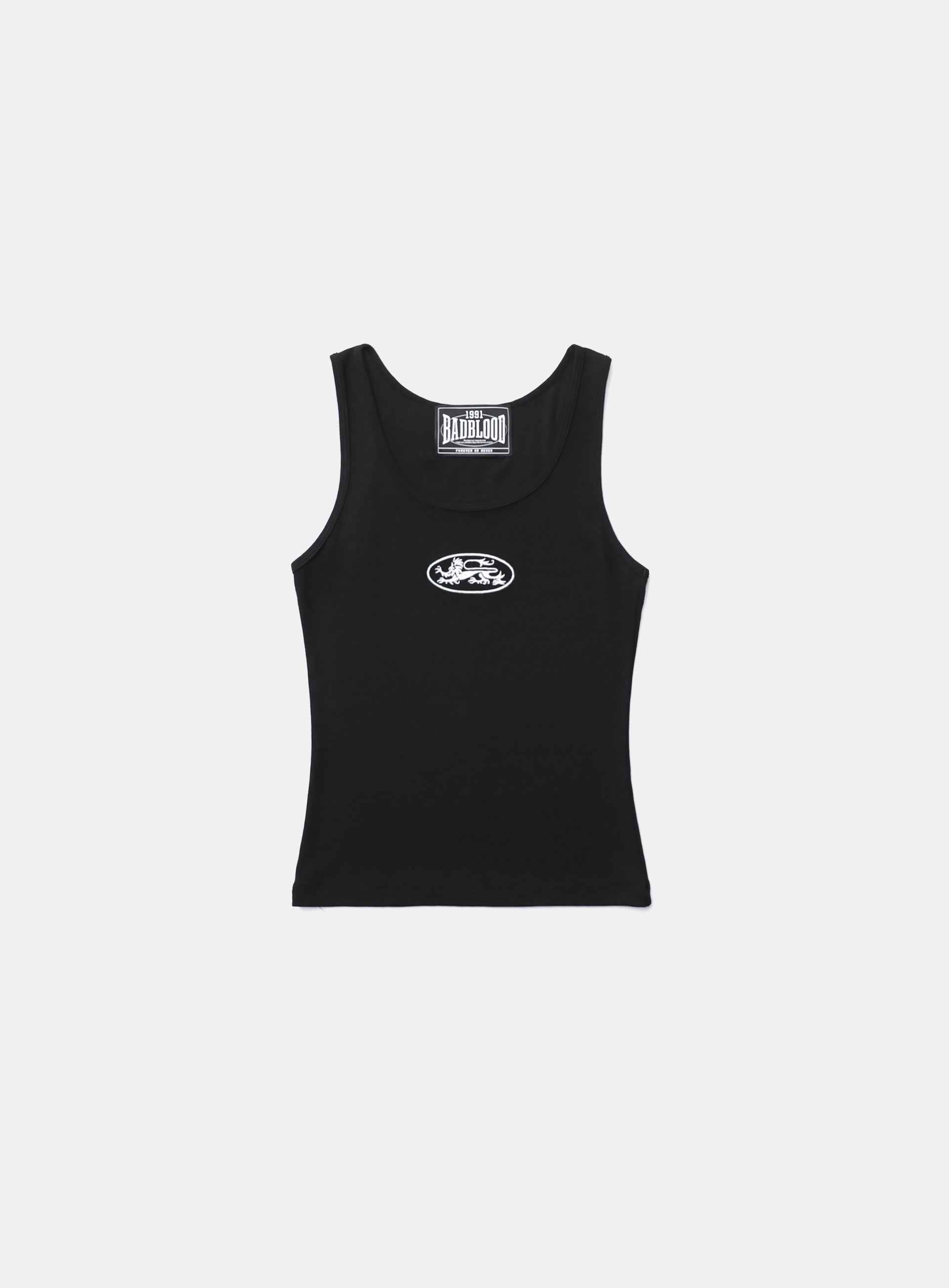 Badblood Mystic Tank Slim Fit Black