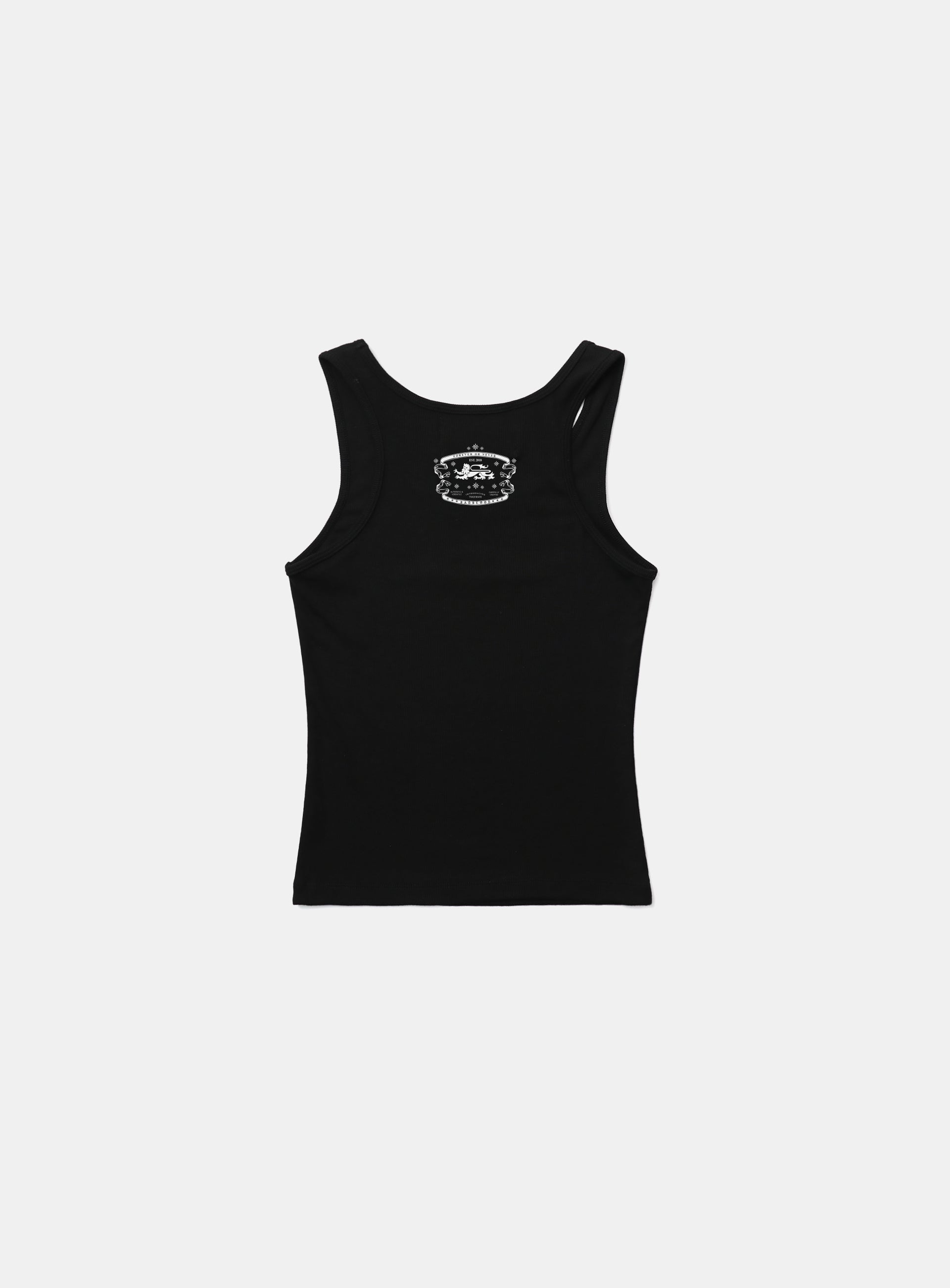 Badblood Mystic Tank Slim Fit Black