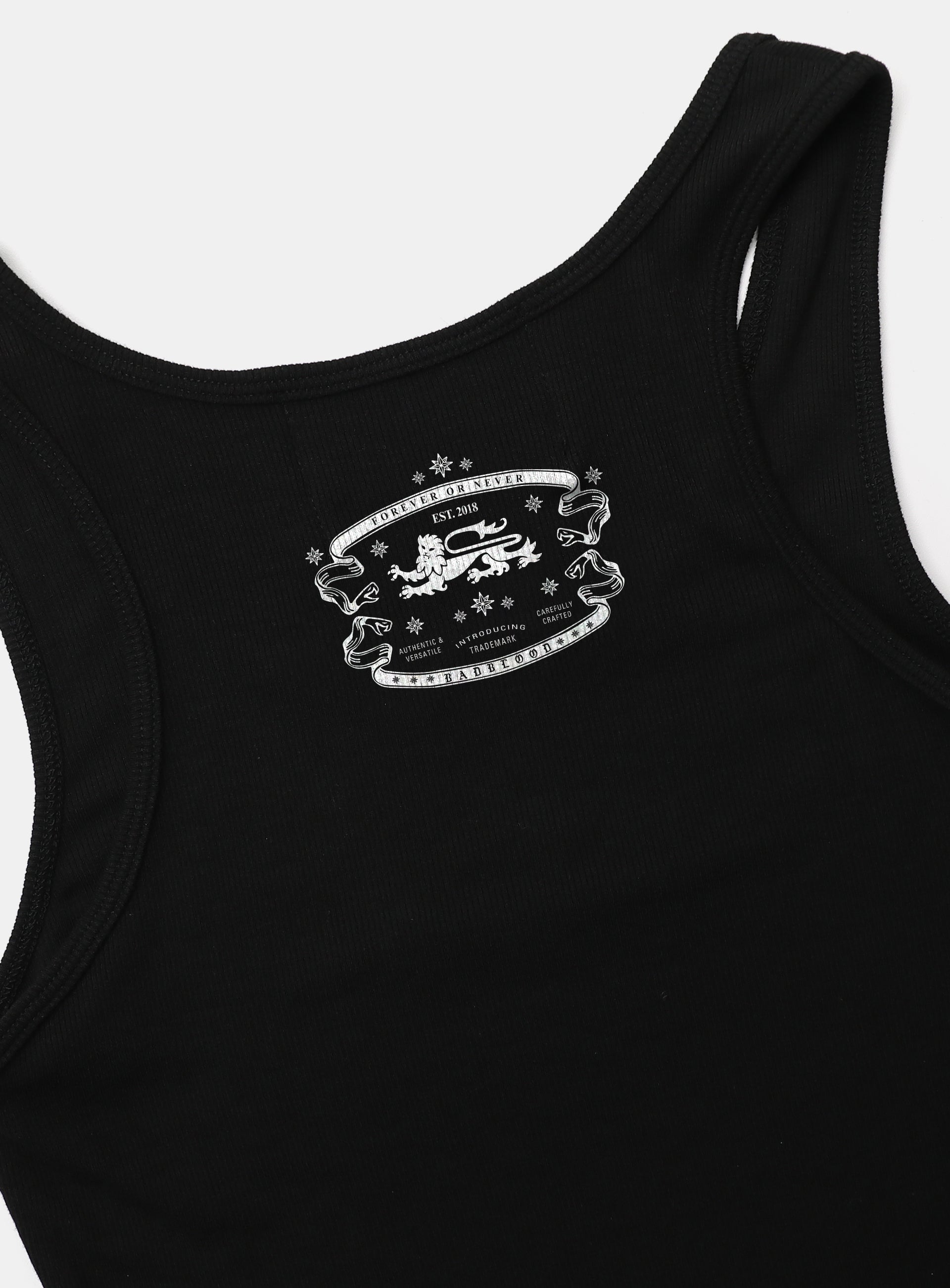 Badblood Mystic Tank Slim Fit Black